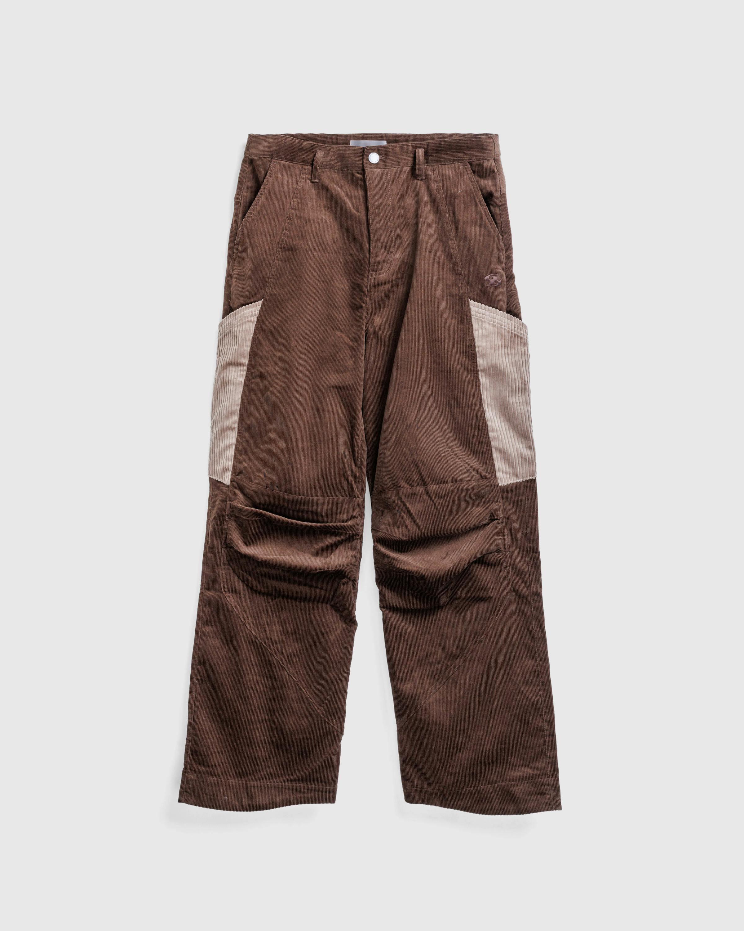 San San Gear – Corduroy Pocket Pants Brown - Cargo Pants - Brown - Image 1