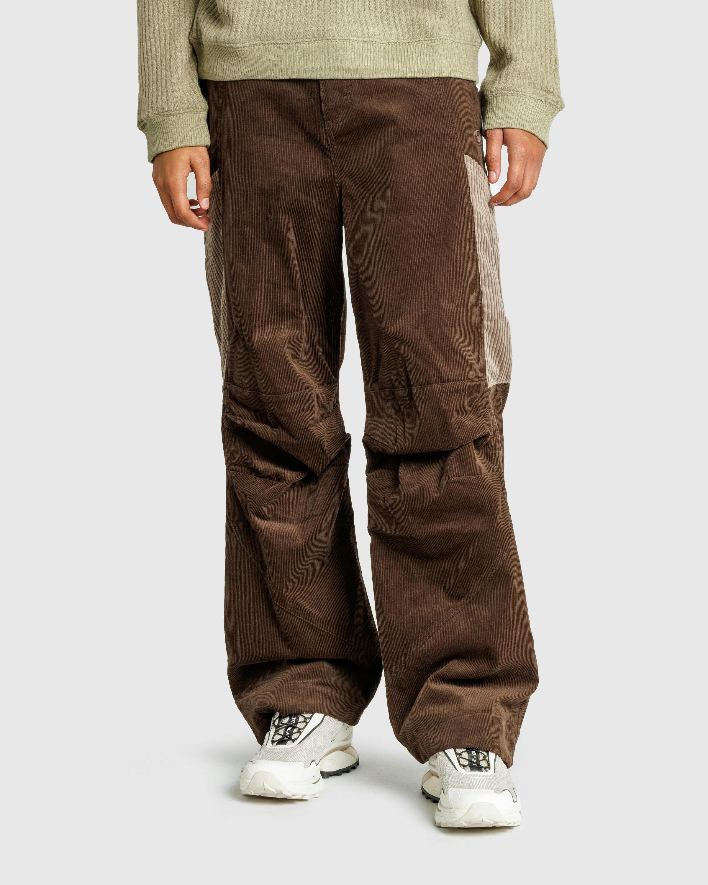 San San Gear – Corduroy Pocket Pants Brown - Cargo Pants - Brown - Image 2