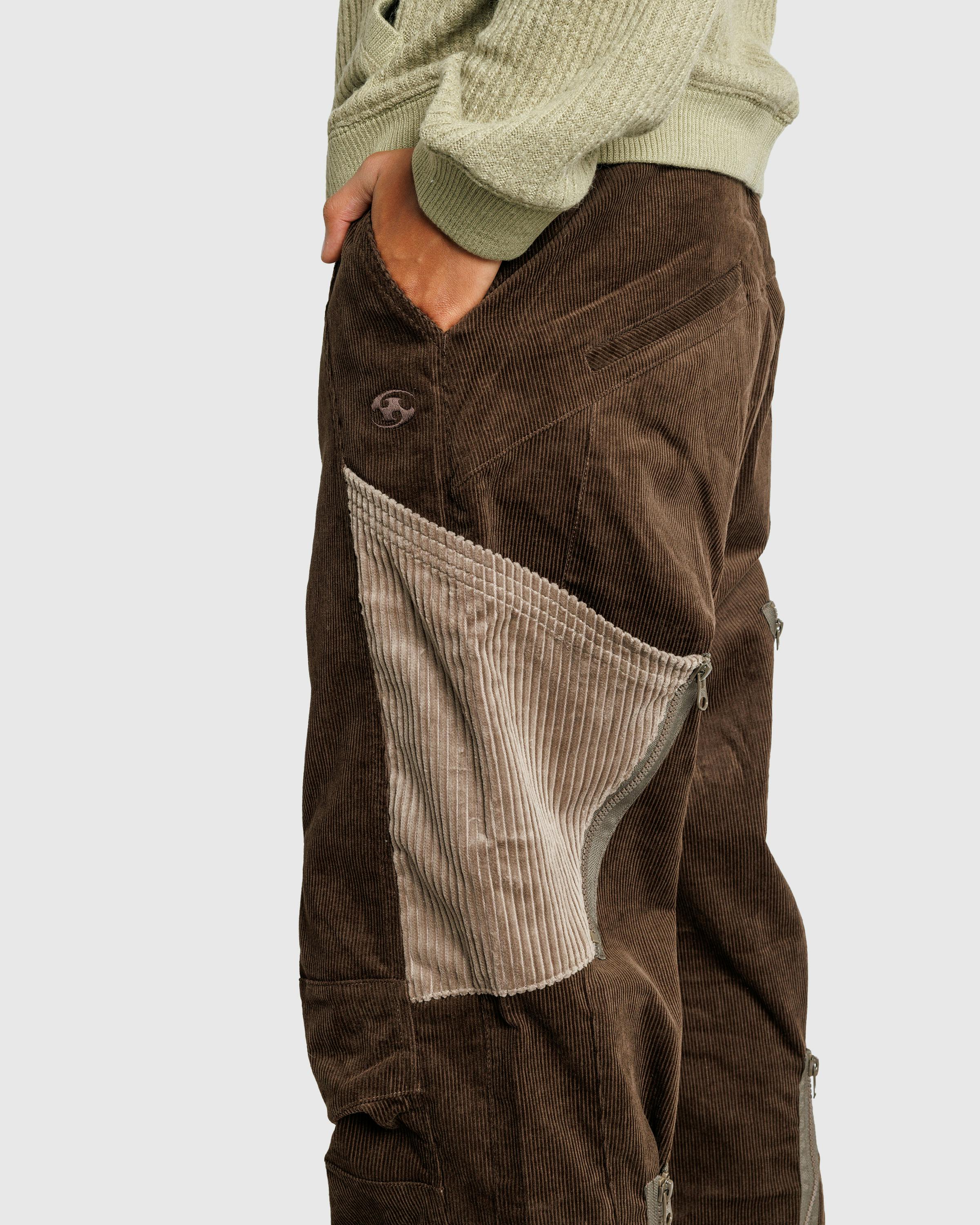 San San Gear – Corduroy Pocket Pants Brown - Cargo Pants - Brown - Image 7