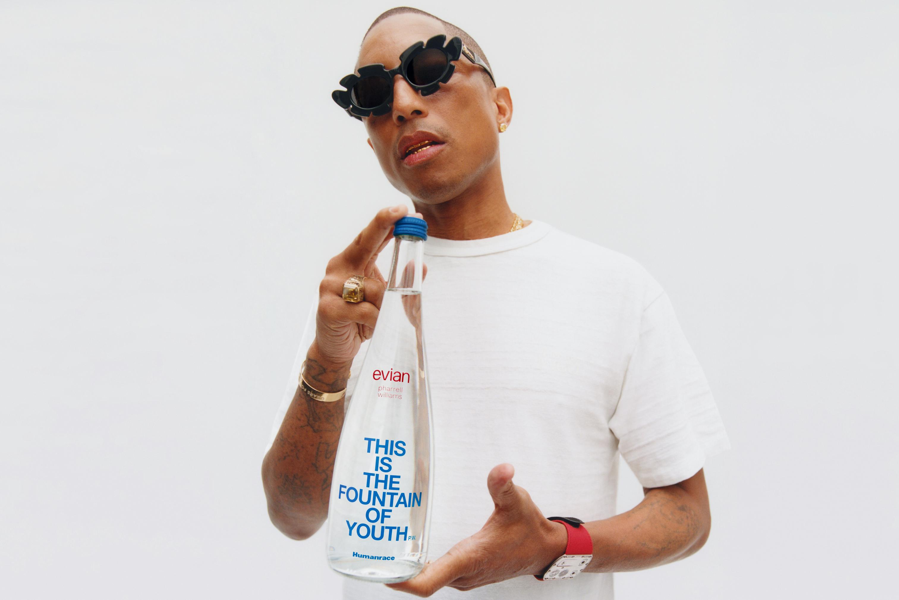 pharrell humanrace evian