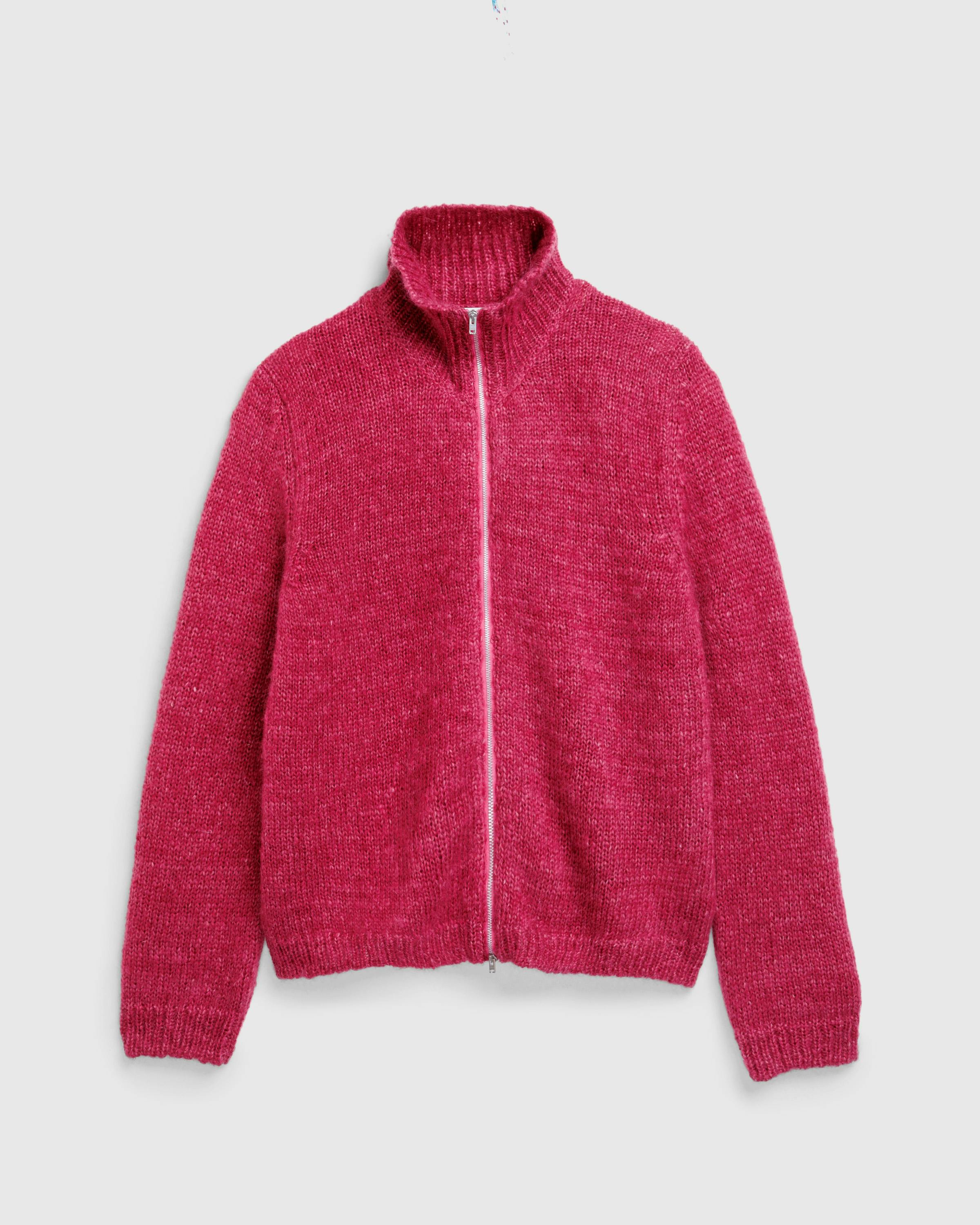 Our Legacy – Float Funnel Knit Red - Cardigans - Red - Image 1