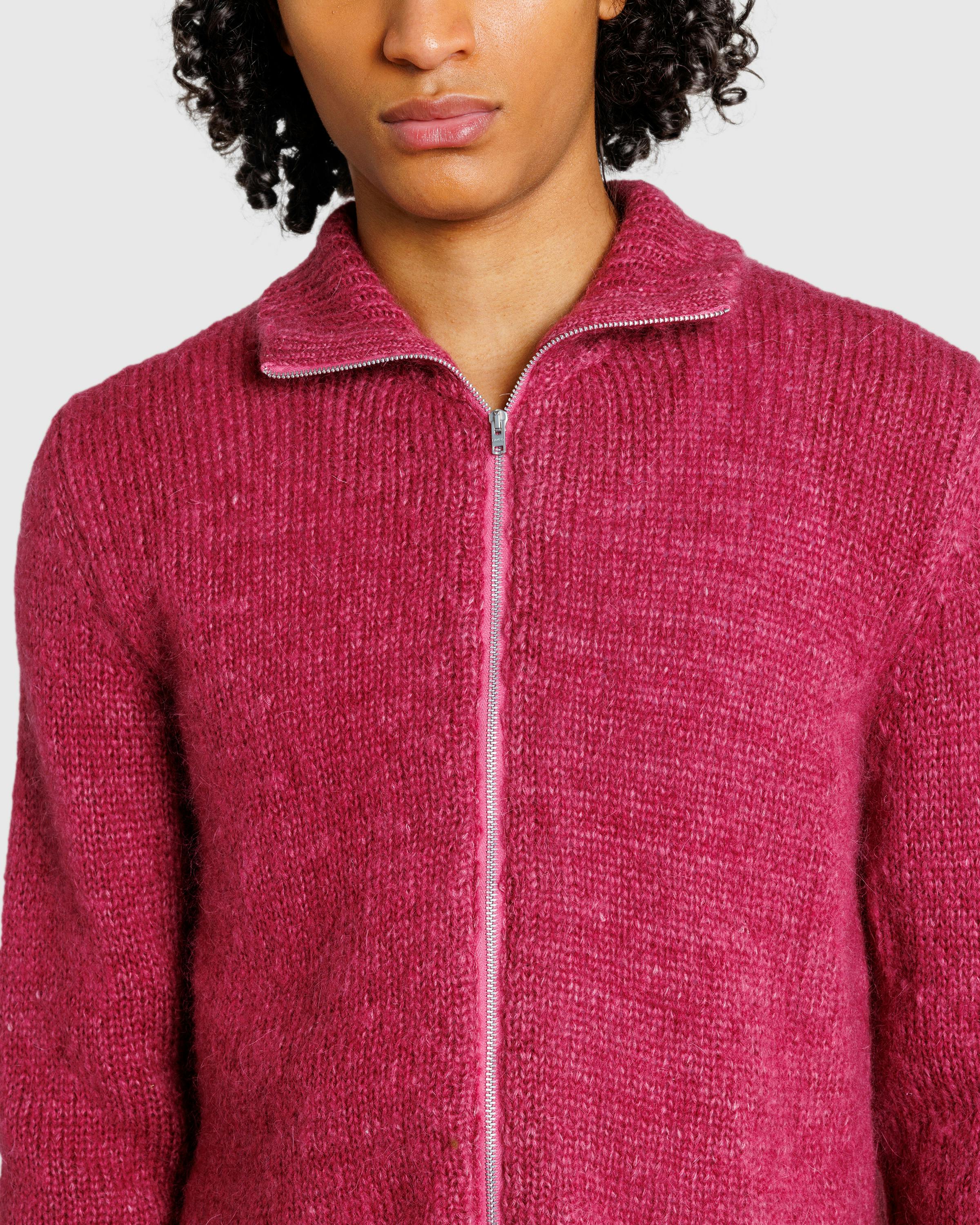 Our Legacy – Float Funnel Knit Red - Cardigans - Red - Image 7