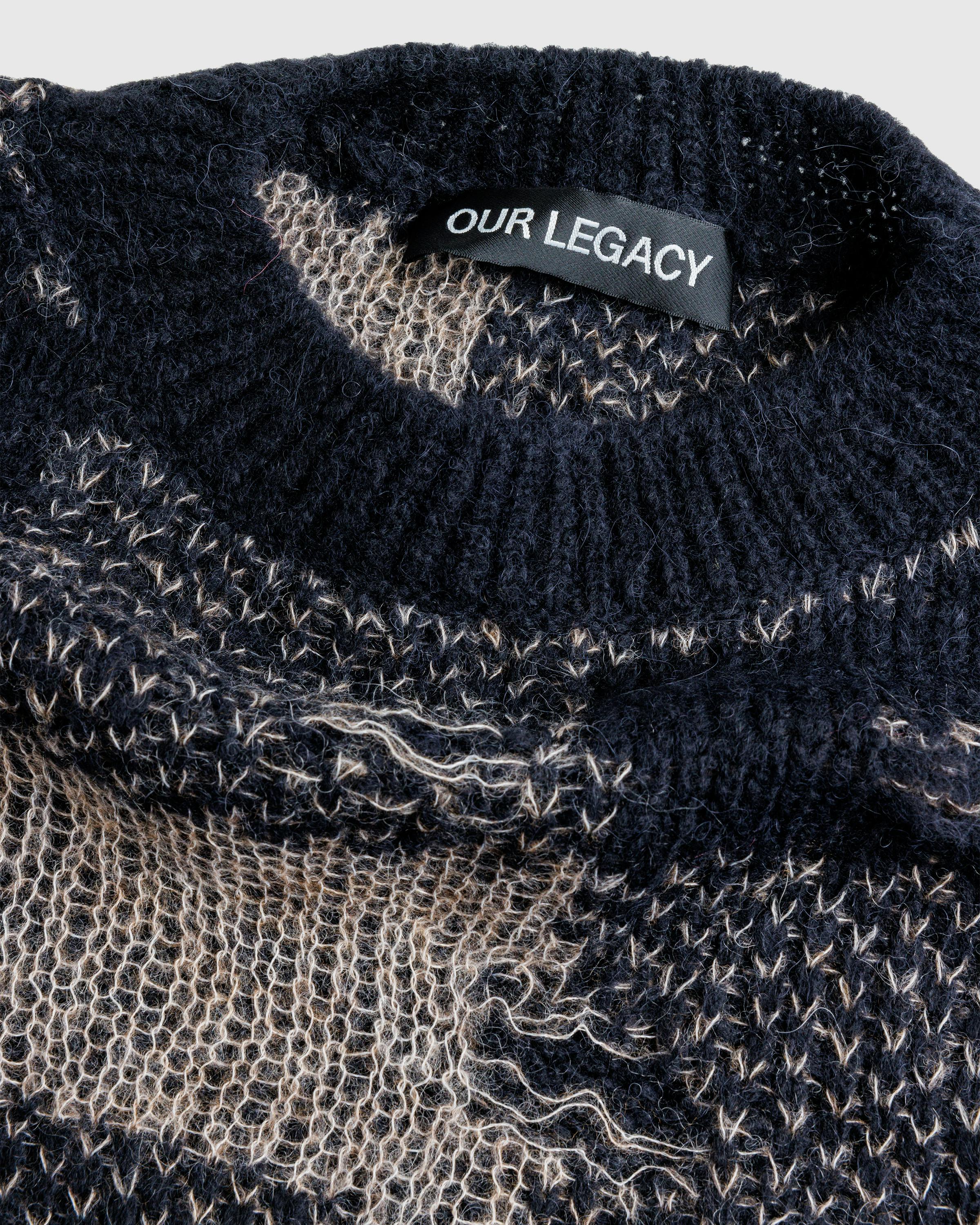 Our Legacy – Sonar Roundneck Black - Crewnecks - Black - Image 4