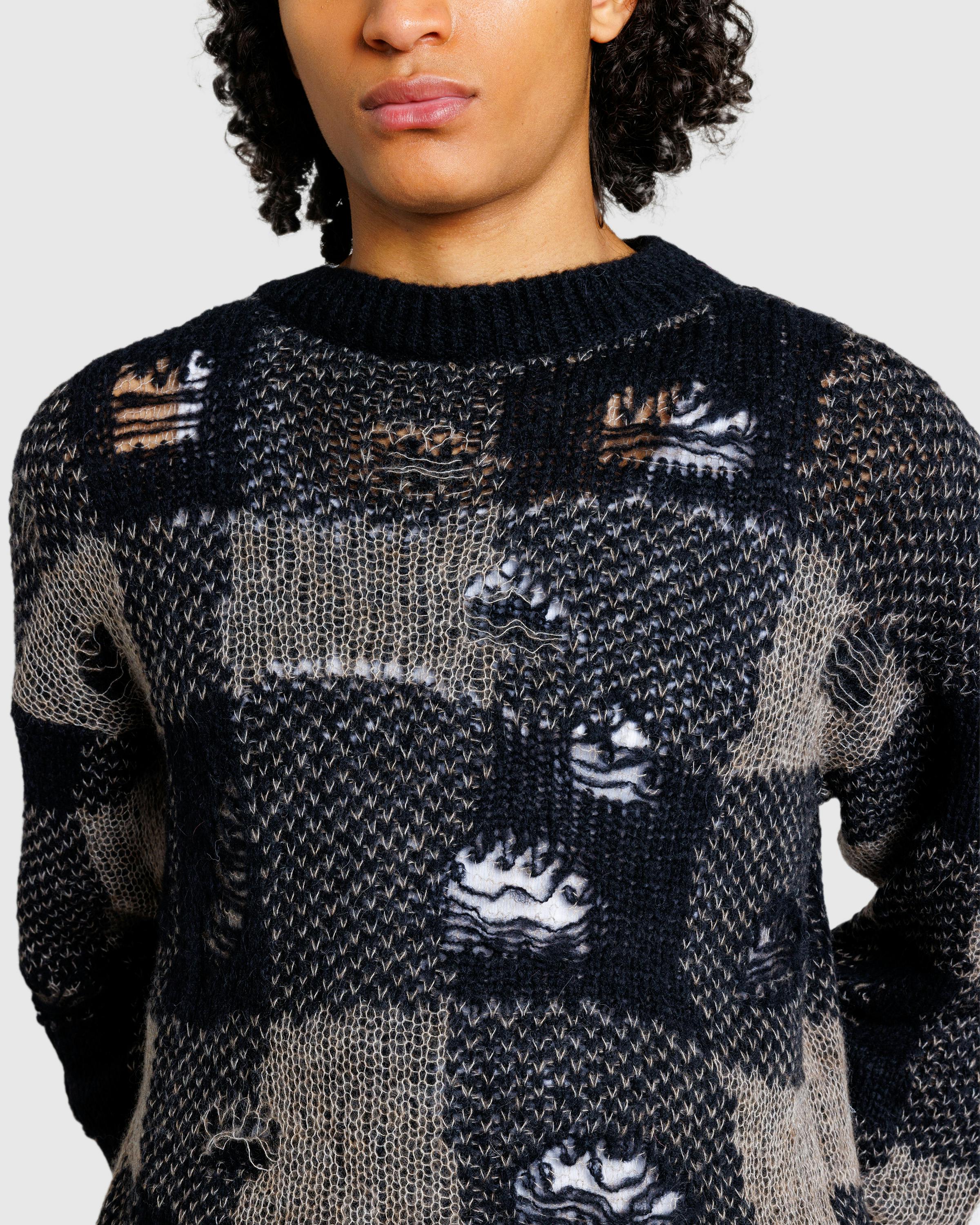 Our Legacy – Sonar Roundneck Black - Crewnecks - Black - Image 5