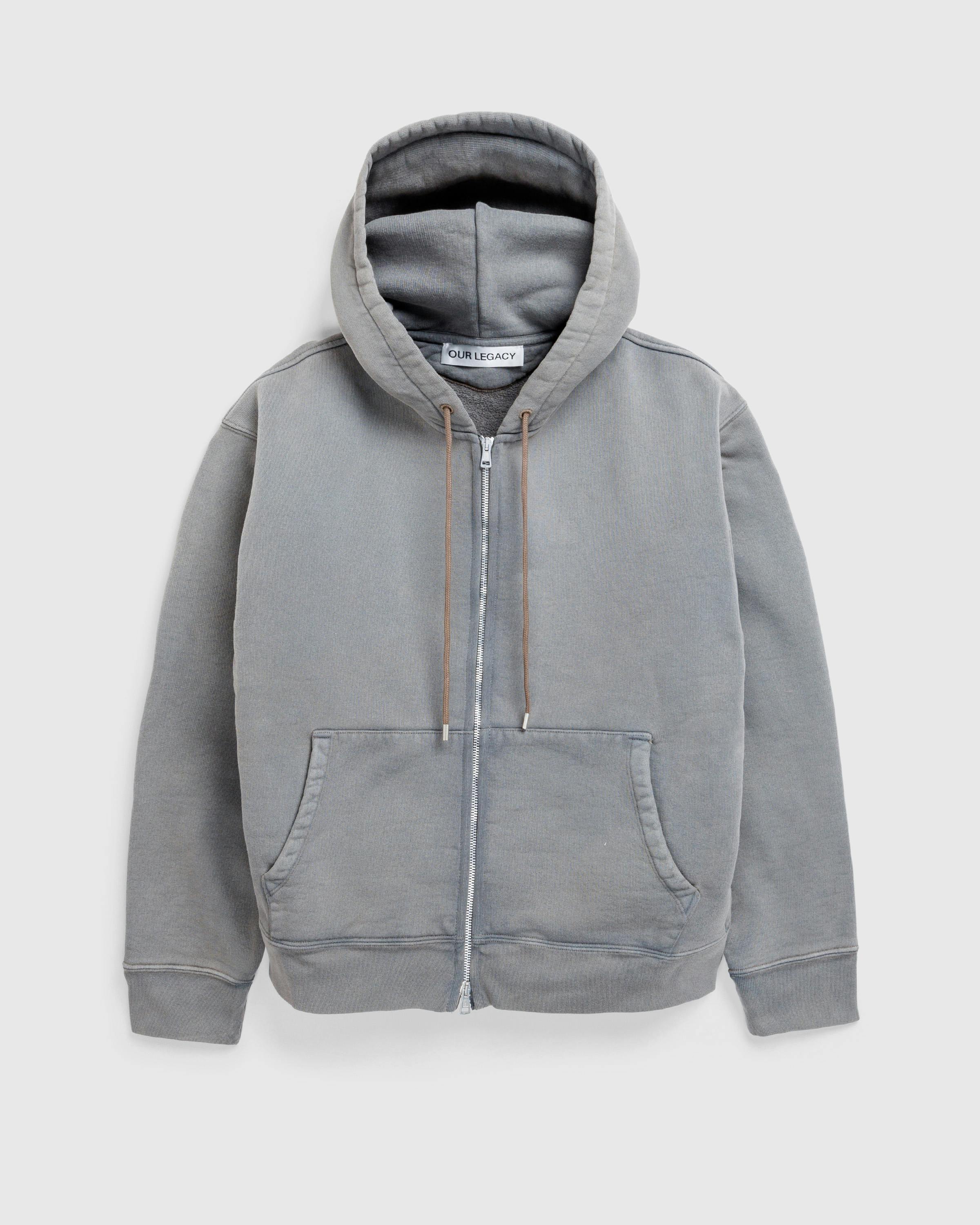 Our Legacy – Rascal Hood Grey - Zip-Up Sweats - Grey - Image 1