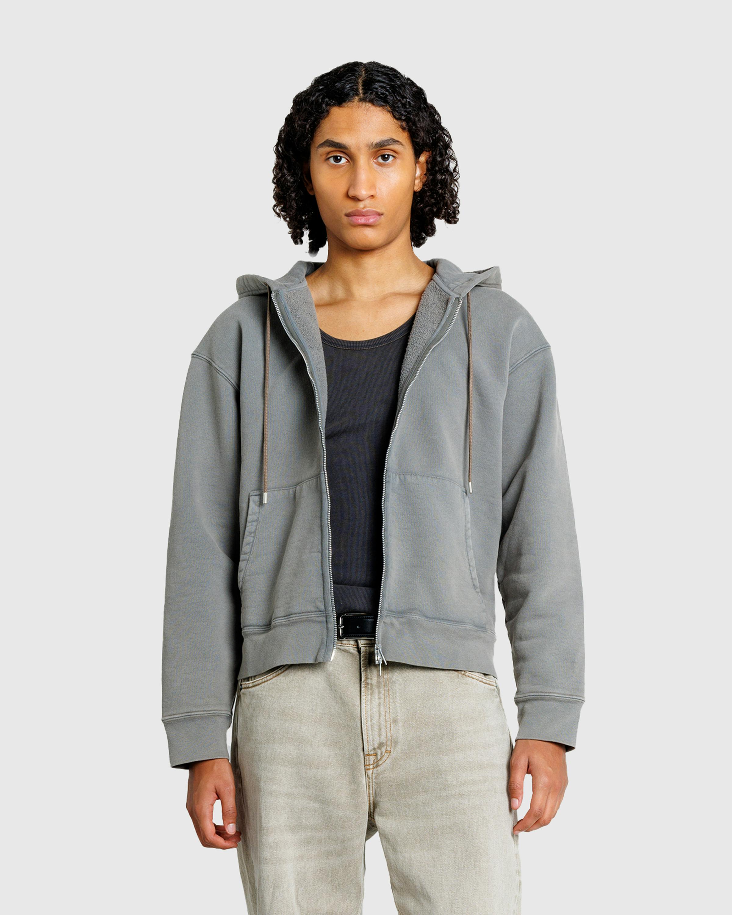 Our Legacy – Rascal Hood Grey - Zip-Up Sweats - Grey - Image 2