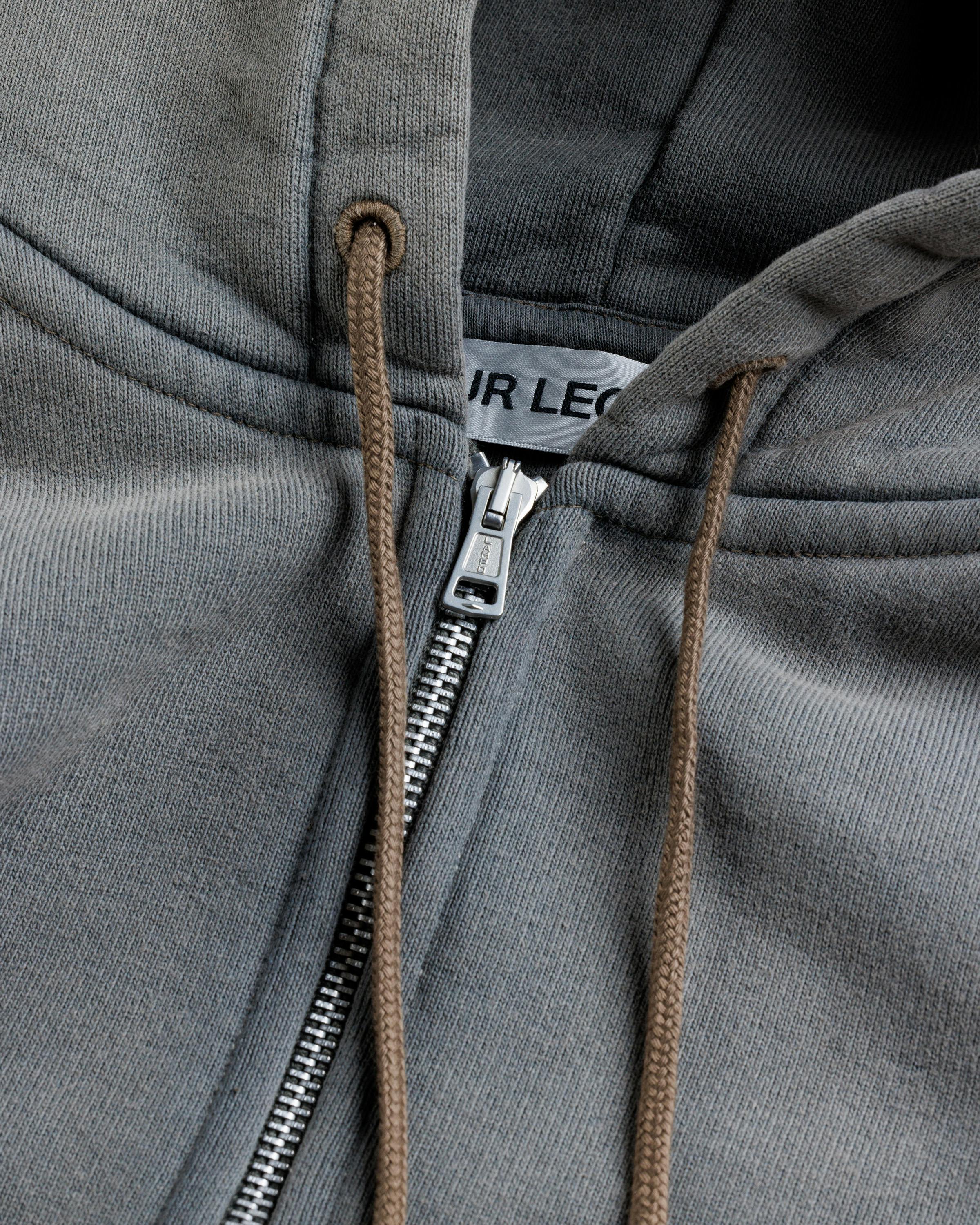 Our Legacy – Rascal Hood Grey - Zip-Up Sweats - Grey - Image 4