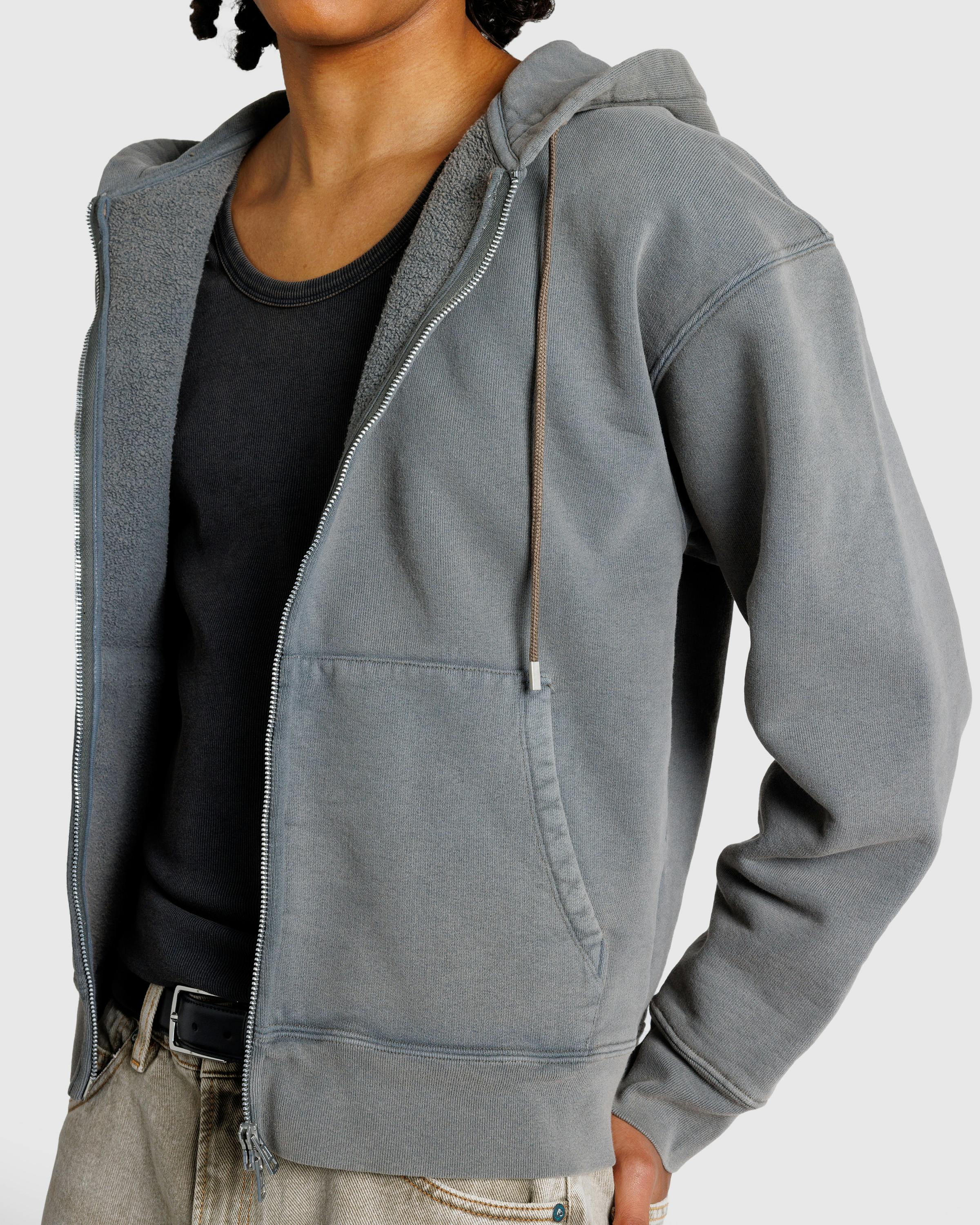 Our Legacy – Rascal Hood Grey - Zip-Up Sweats - Grey - Image 7