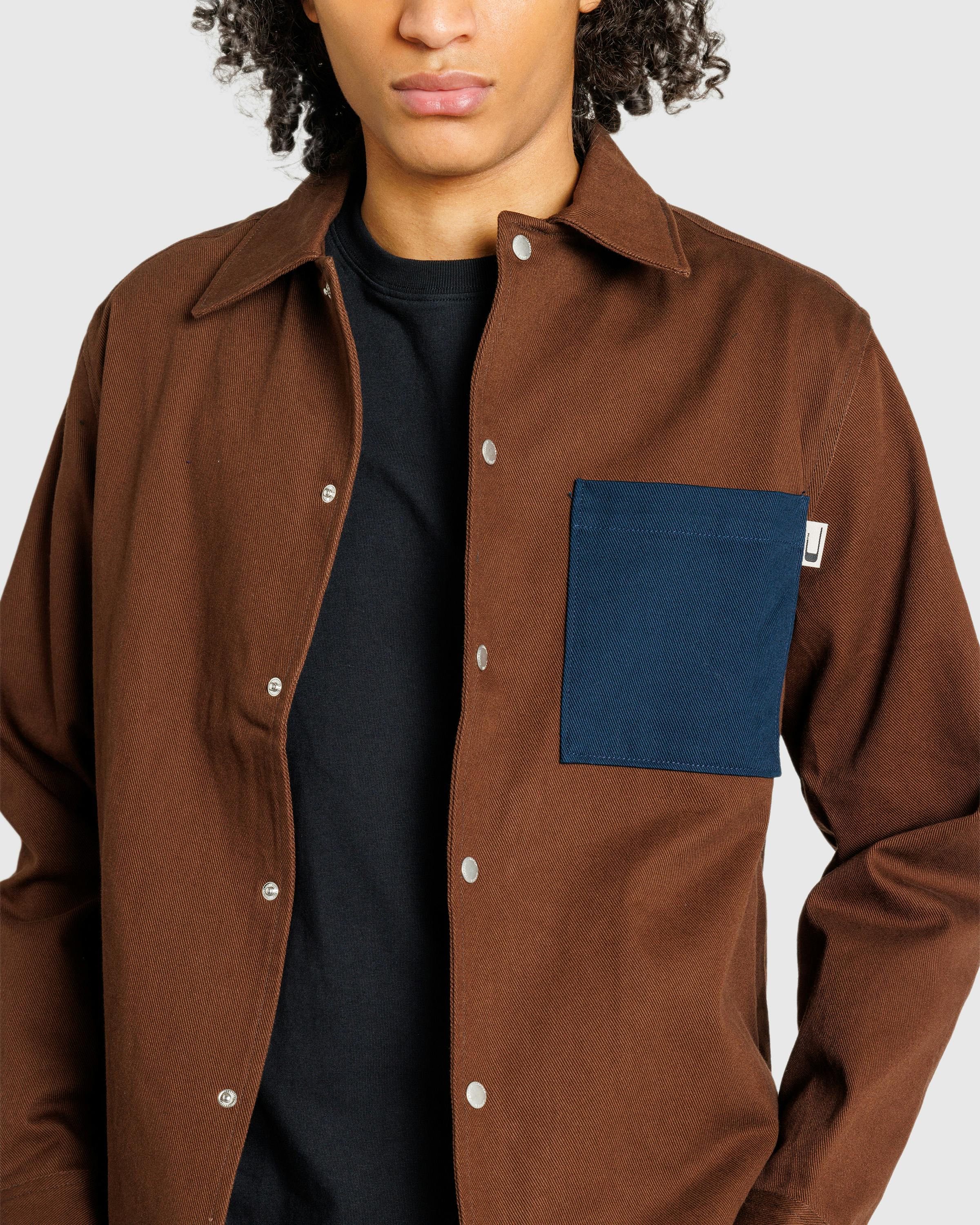 Carrer – Heavy Twill Overshirt Antique Brown - Overshirt - Brown - Image 7