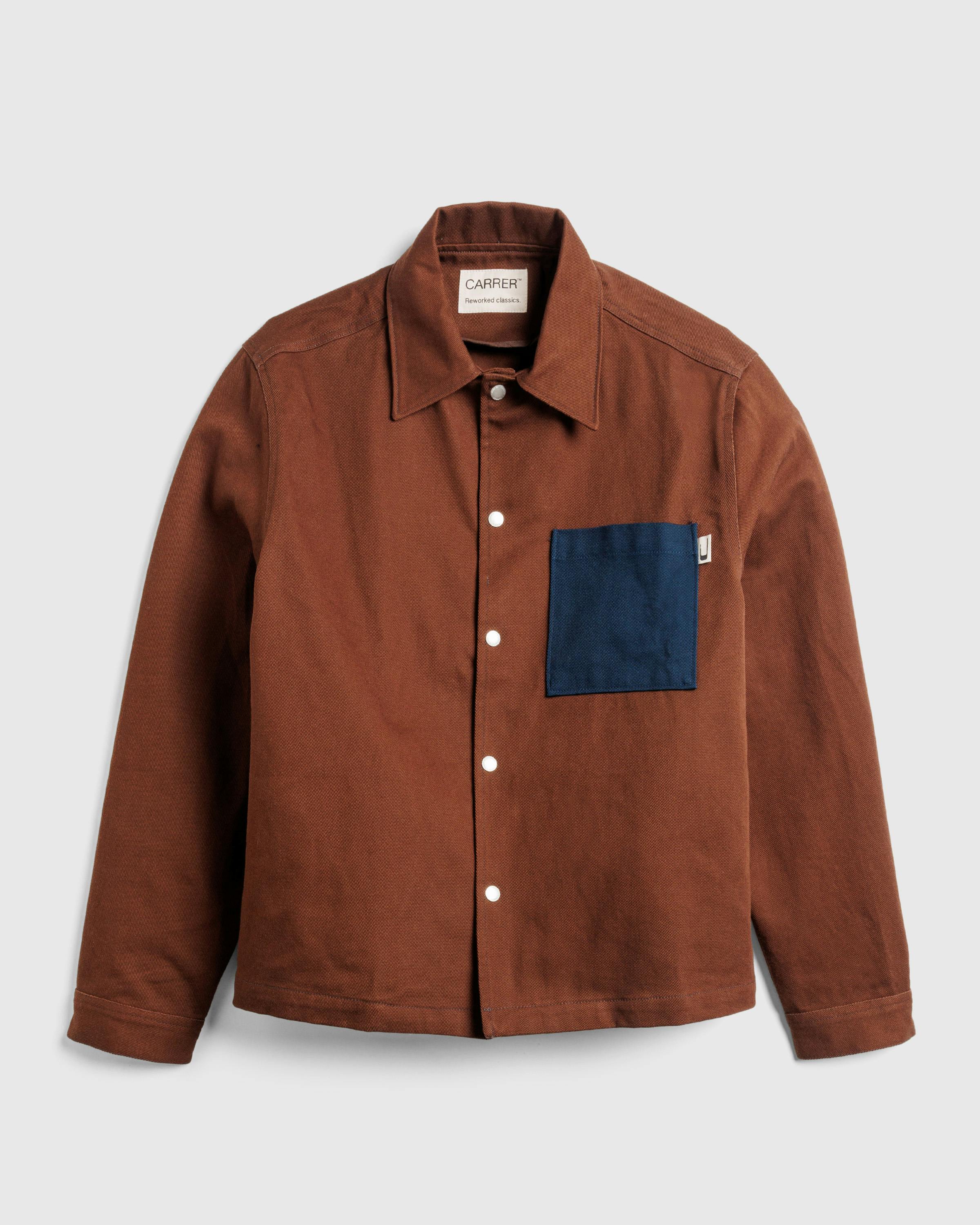 Carrer – Heavy Twill Overshirt Antique Brown - Overshirt - Brown - Image 1