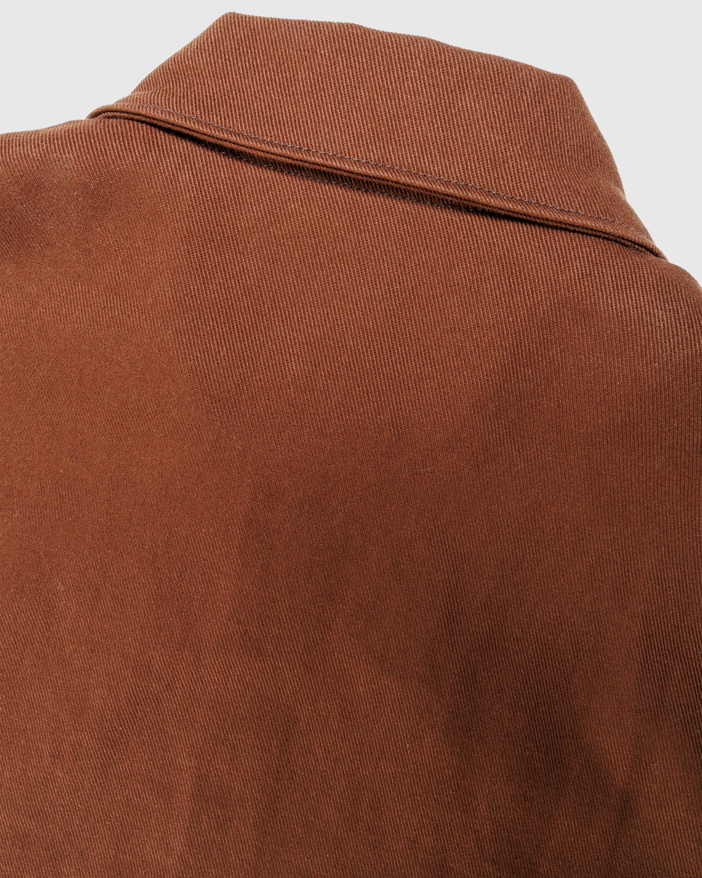 Carrer – Heavy Twill Overshirt Antique Brown - Overshirt - Brown - Image 5