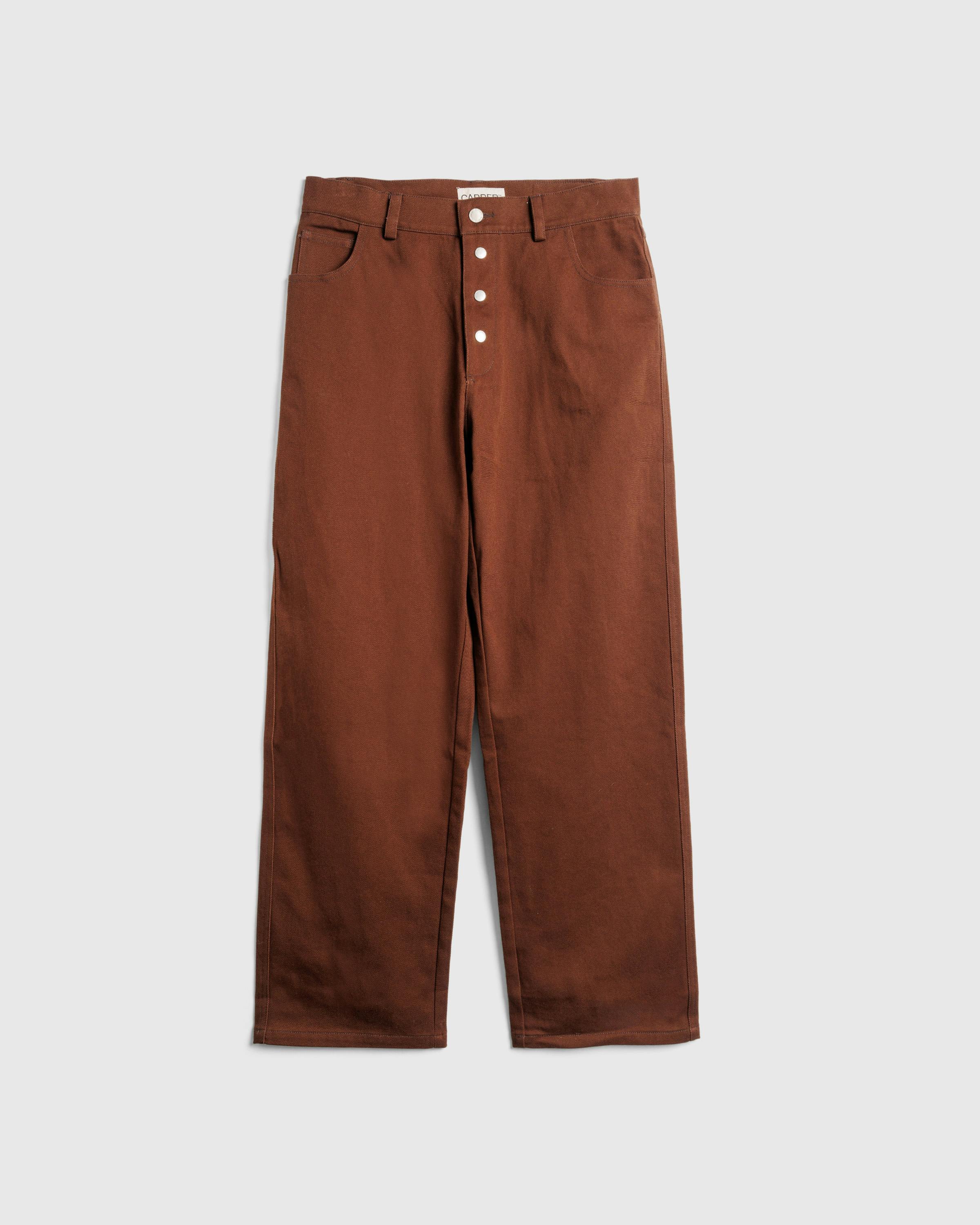 Carrer – Wide Straight Pant Antique Brown - Suit Pants - Brown - Image 1