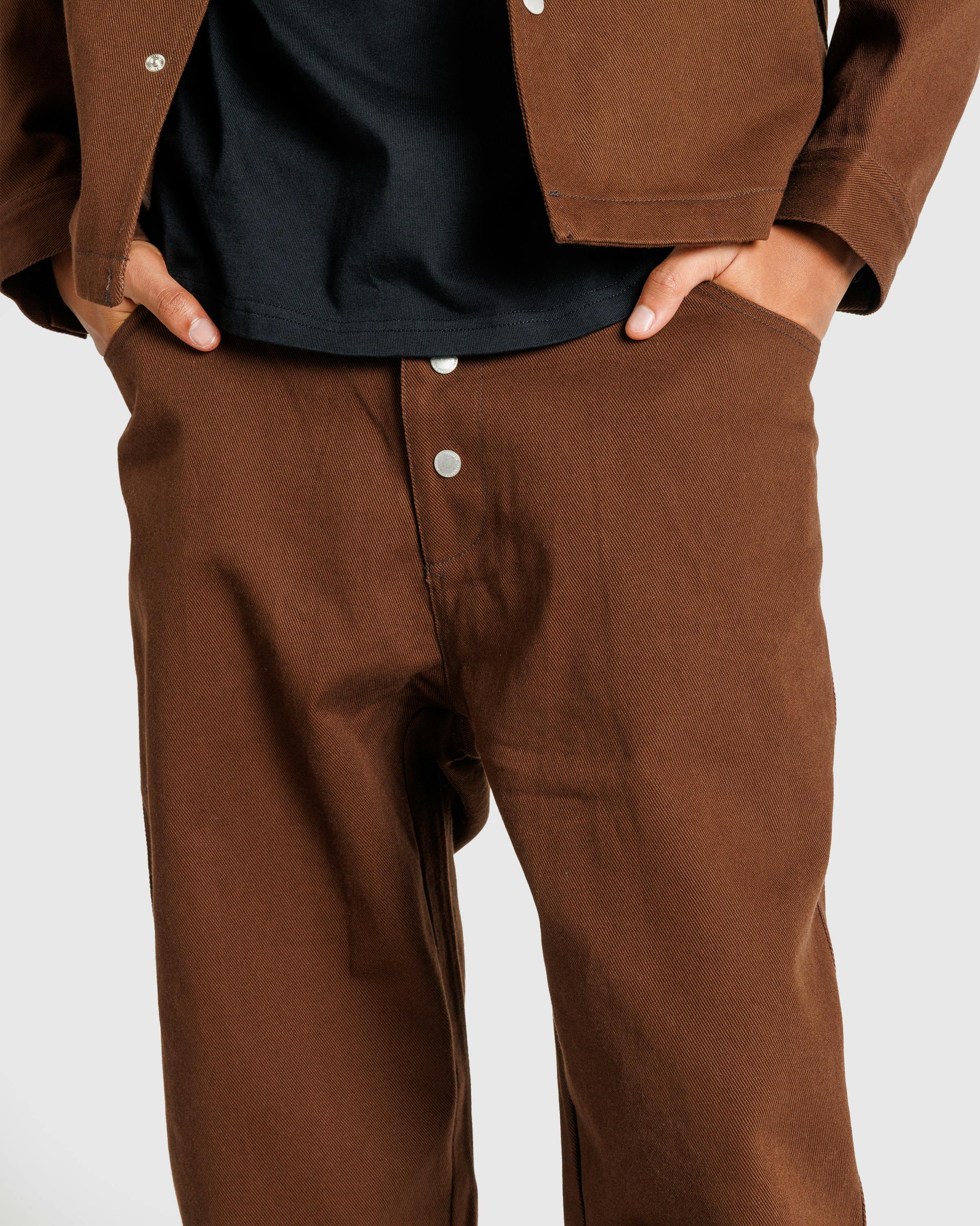 Carrer – Wide Straight Pant Antique Brown - Suit Pants - Brown - Image 7