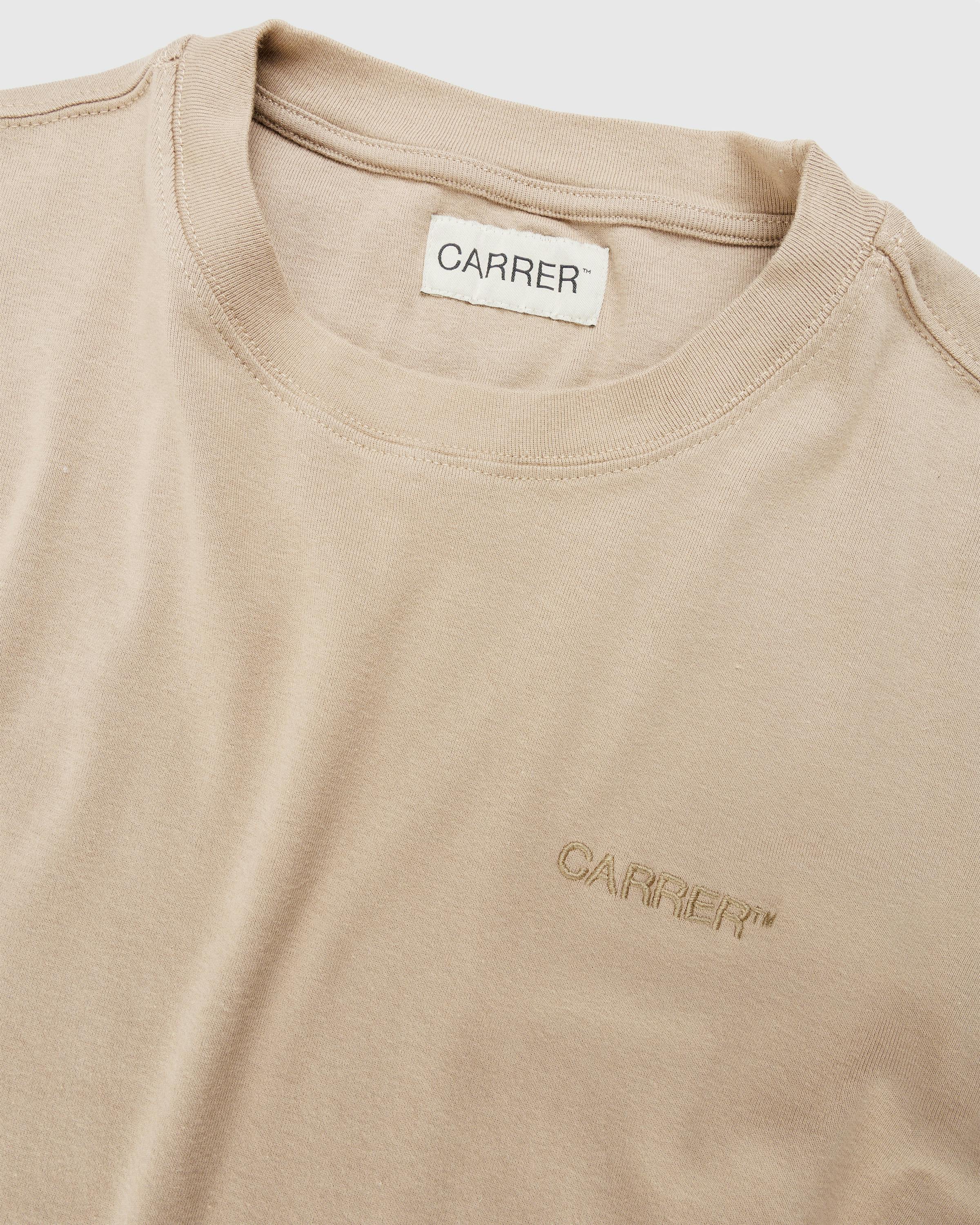 Carrer – Roque Double Hem T-Shirt Beige - T-Shirts - Beige - Image 5