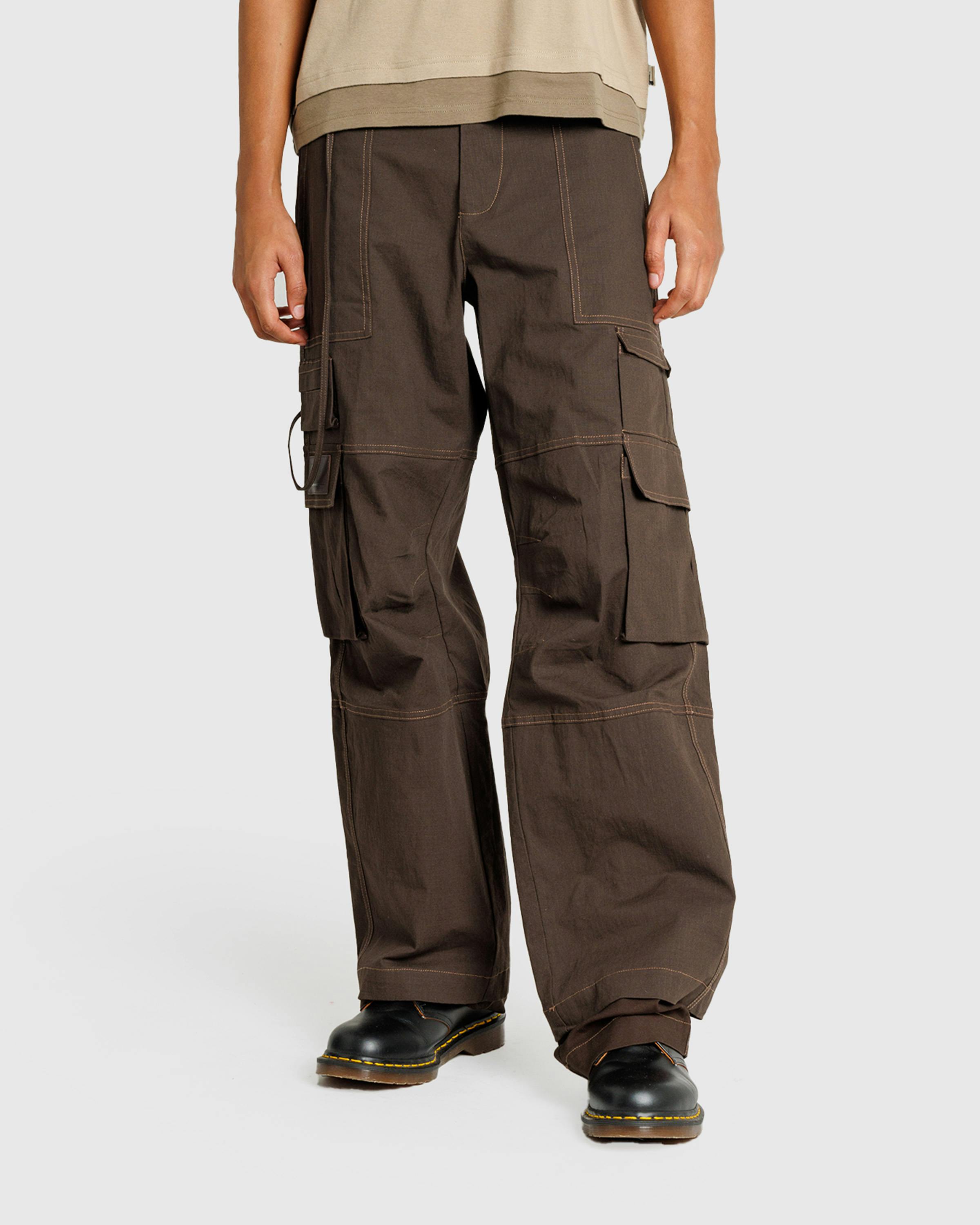 Carrer – Cobalt Cargo Brown - Cargo Pants - Brown - Image 2