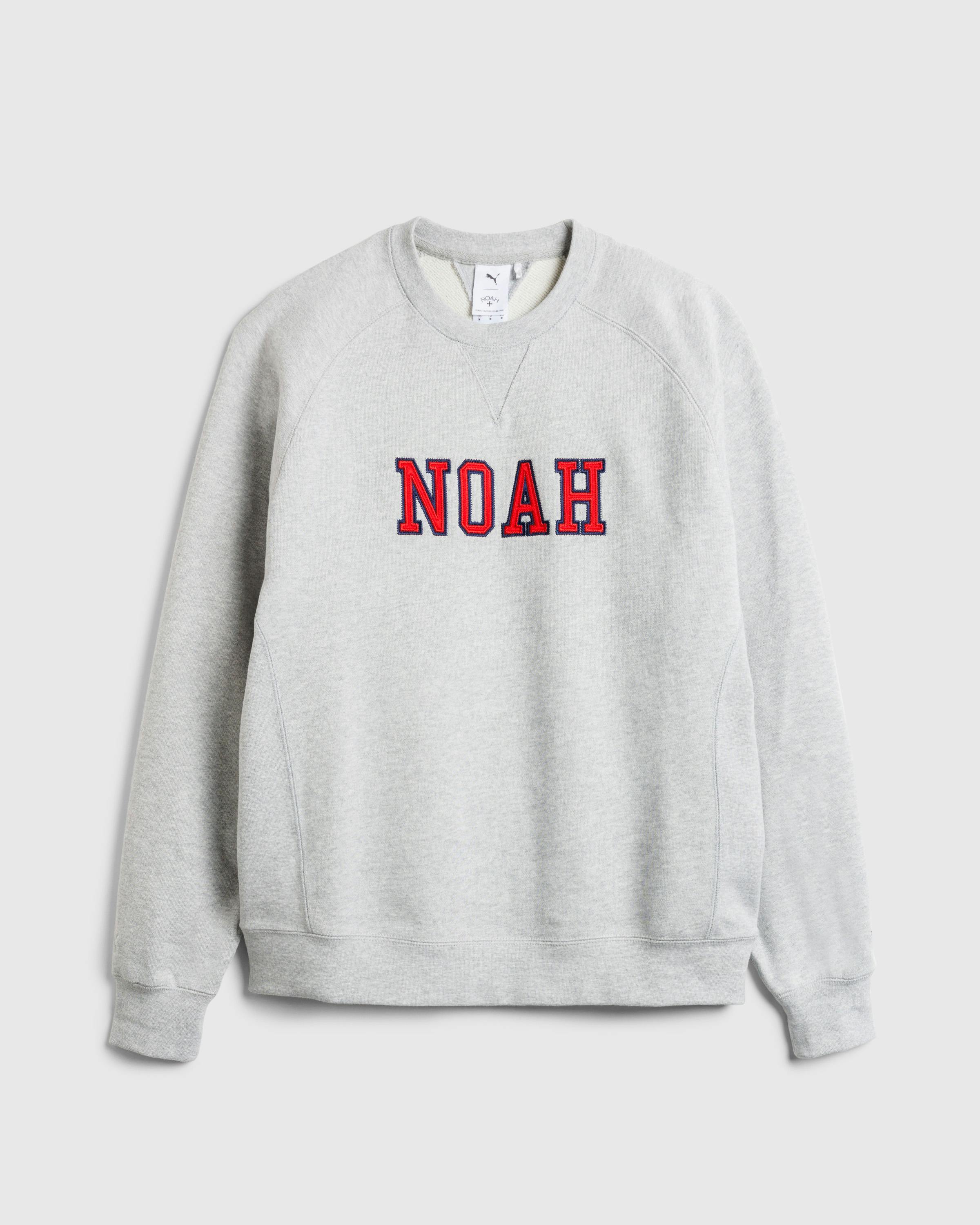 Puma x Noah – Crew Light Gray Heather - Sweatshirts - Grey - Image 1