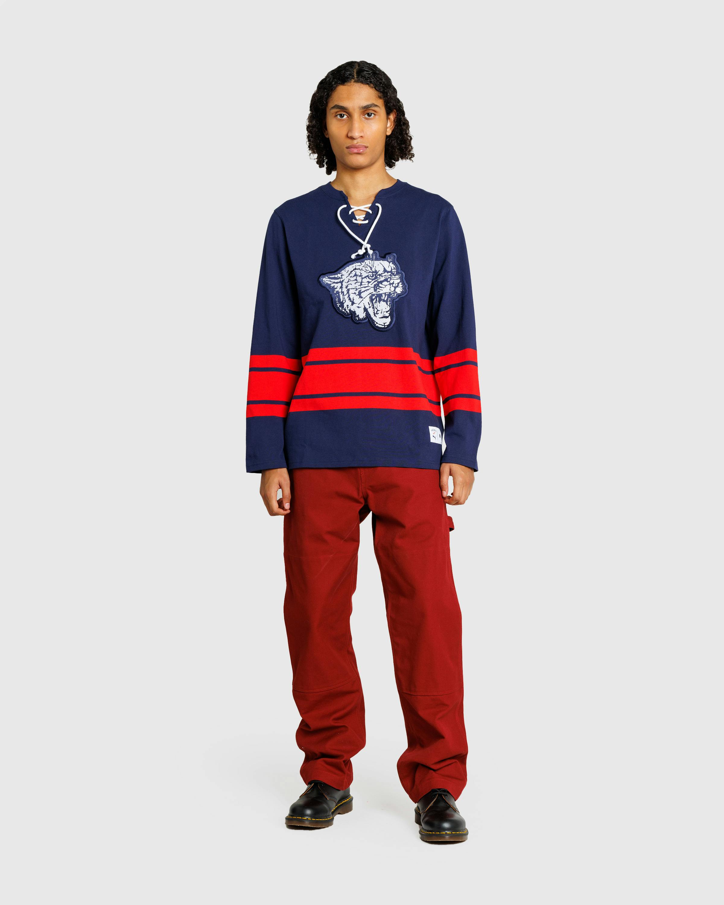 Puma x Noah – Hockey Jersey PUMA Navy - Longsleeves - Blue - Image 3