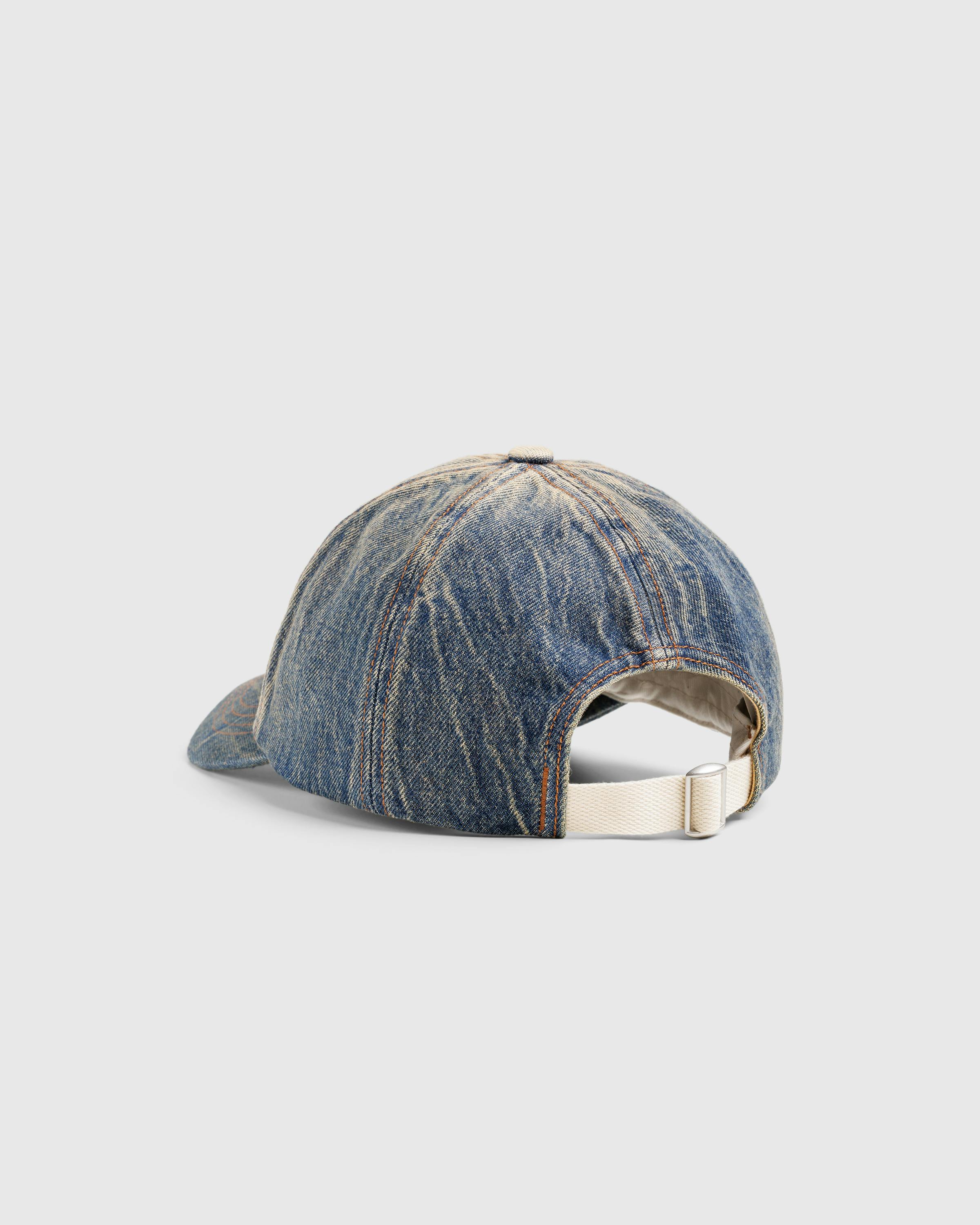 Acne Studios – Denim Logo Cap Dark Blue - Beanies - Blue - Image 5