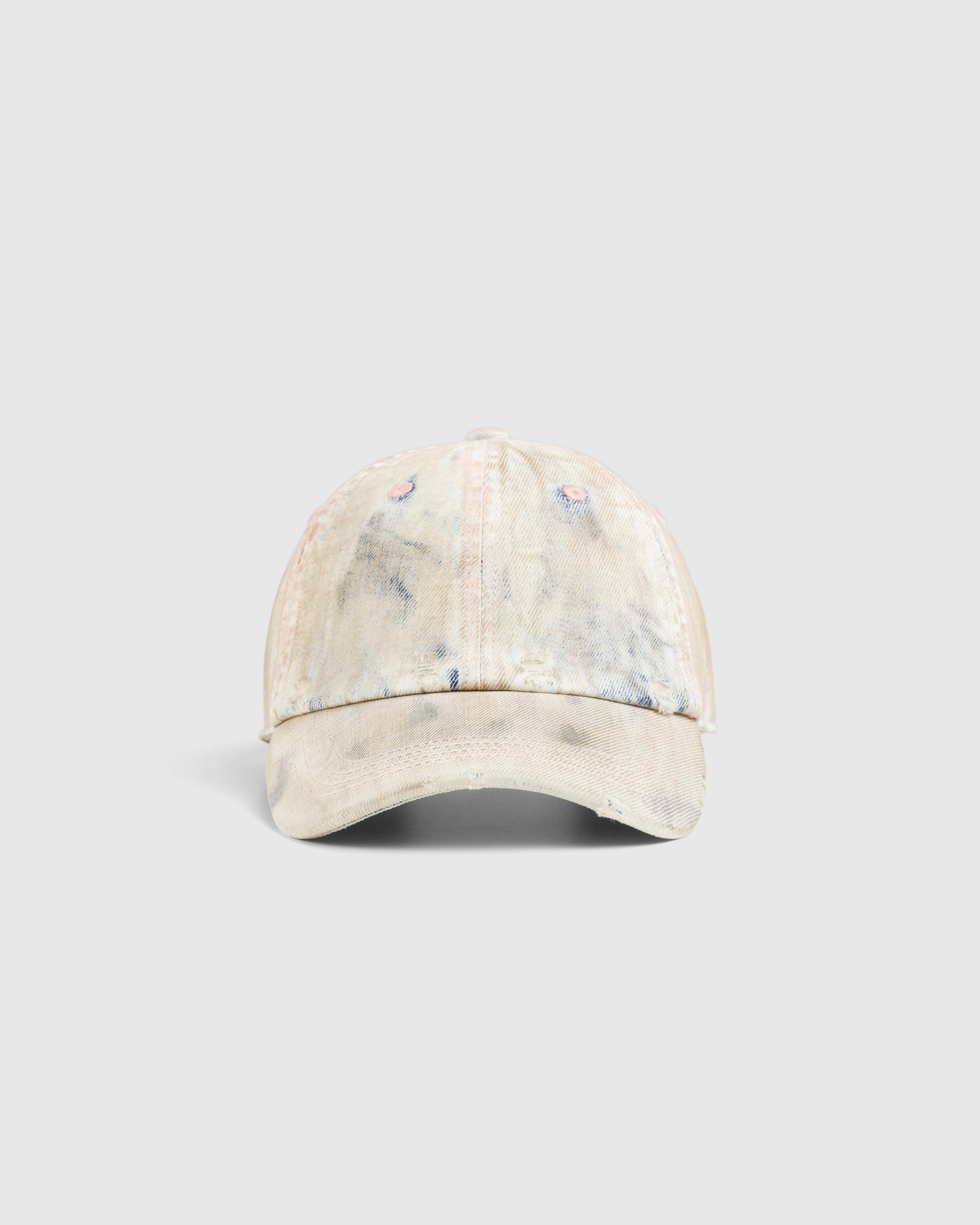 Acne Studios – Coated Denim Cap Dirty Blue/Aqua Blue - Caps - Blue - Image 4