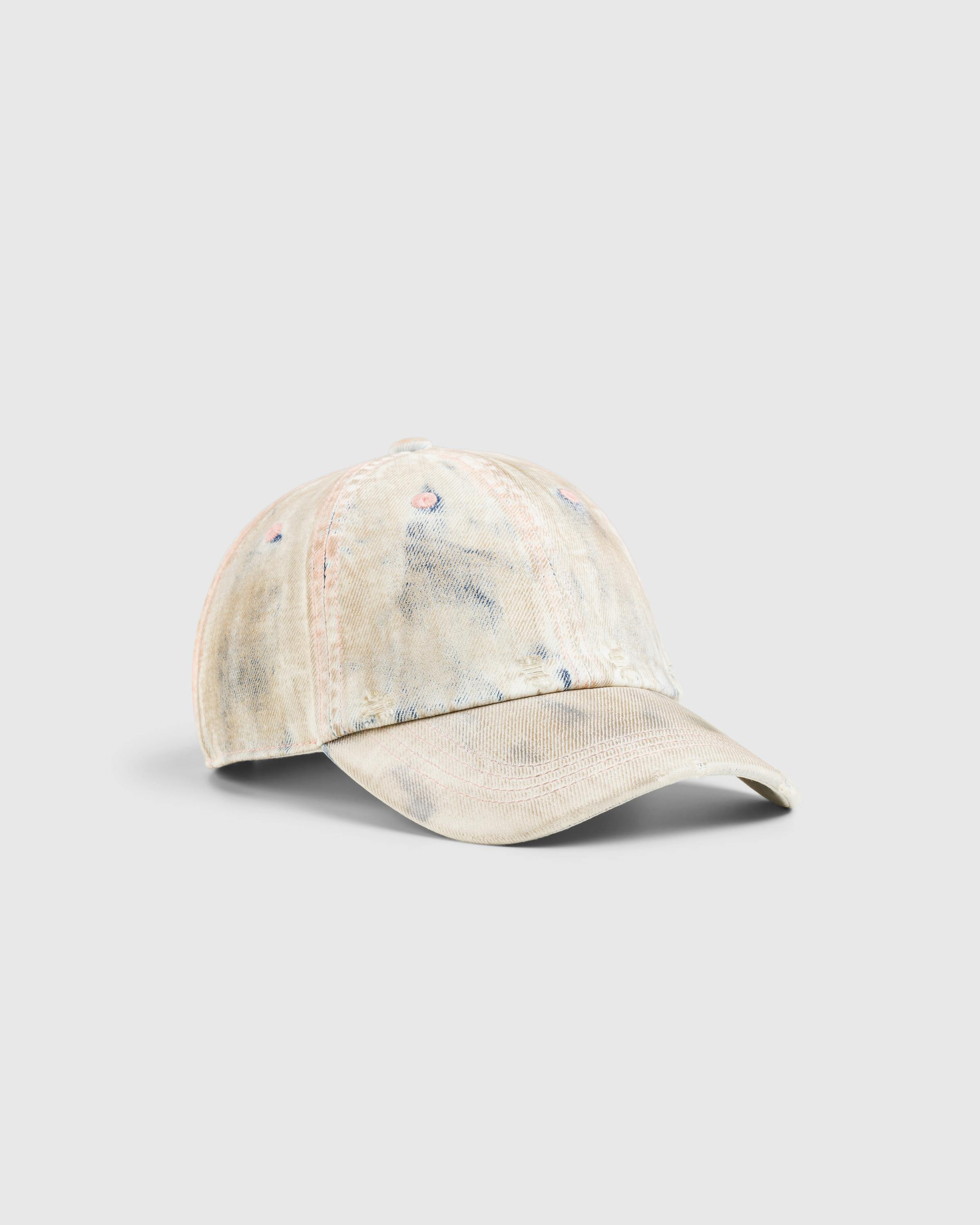 Acne Studios – Coated Denim Cap Dirty Blue/Aqua Blue - Caps - Blue - Image 1