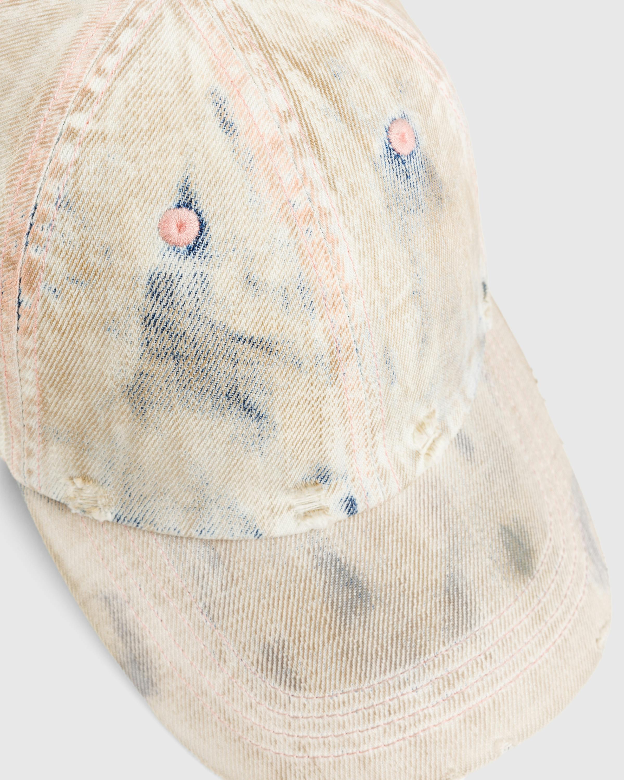 Acne Studios – Coated Denim Cap Dirty Blue/Aqua Blue - Caps - Blue - Image 3