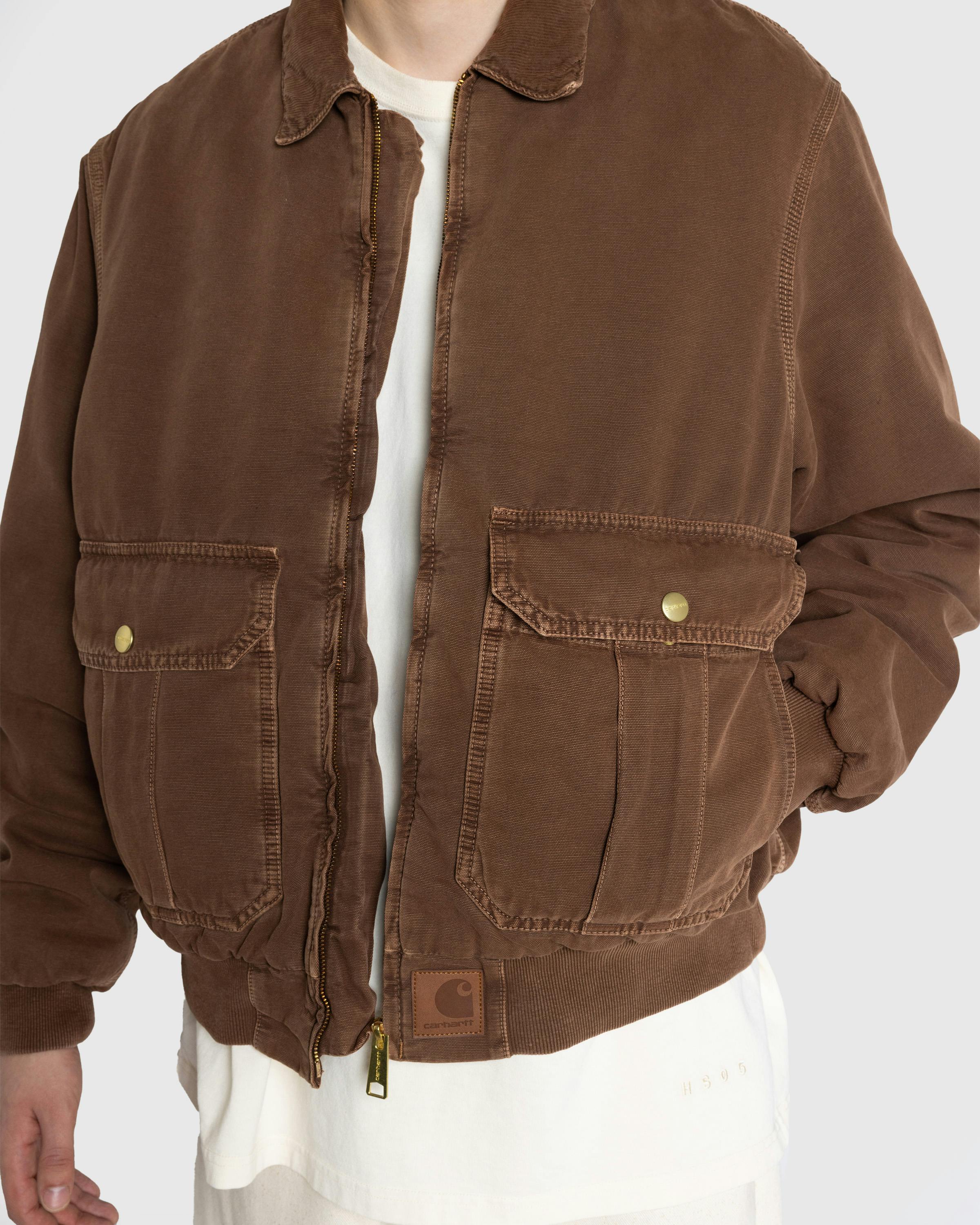 Carhartt WIP – Stanton Jacket Chocolate / Chocolate /Stone Dyed - Jackets - Brown - Image 7