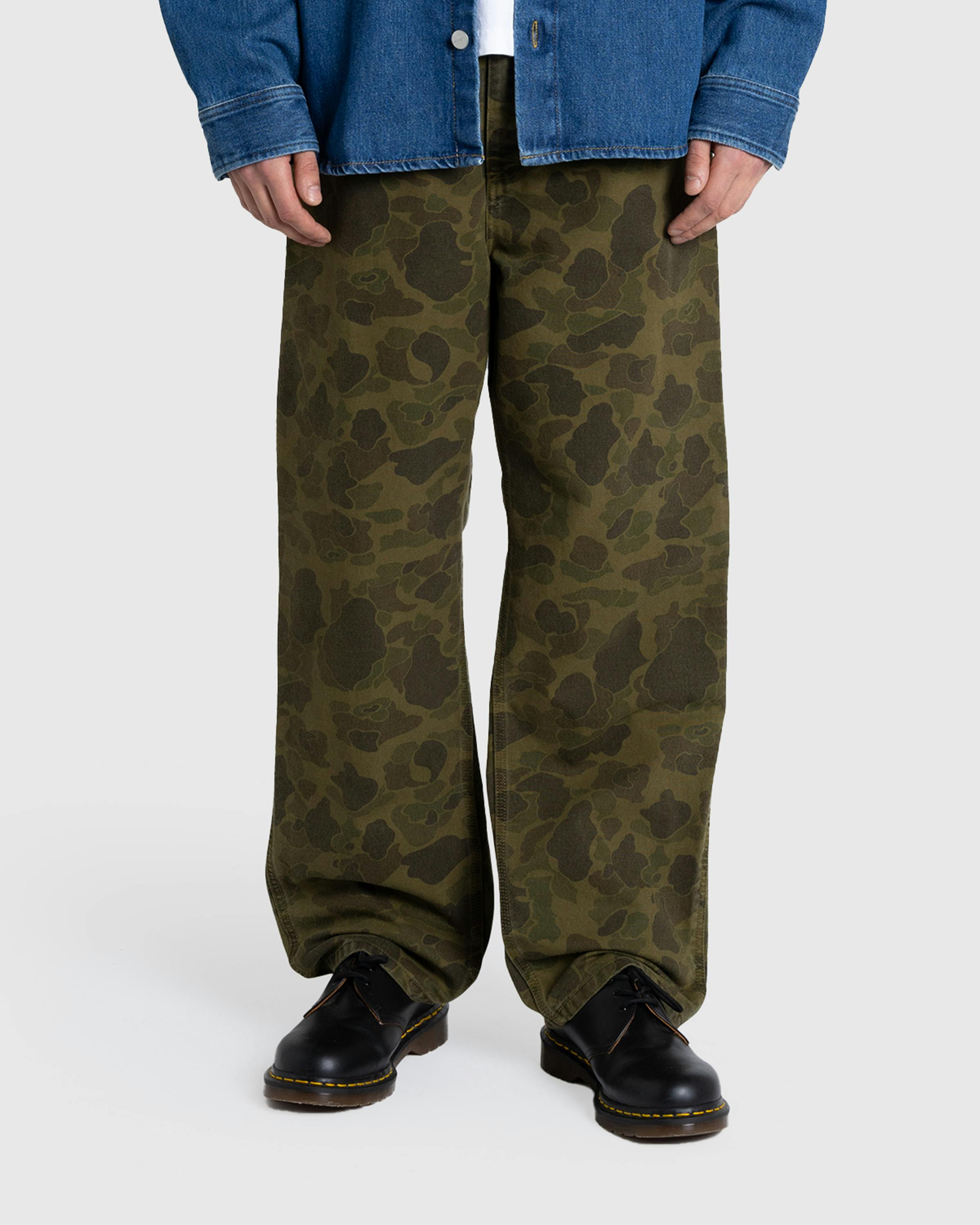 Carhartt WIP – Duck Single Knee Pant Camo Green/Office Green/Garment Dyed - Work Pants - Multi - Image 2