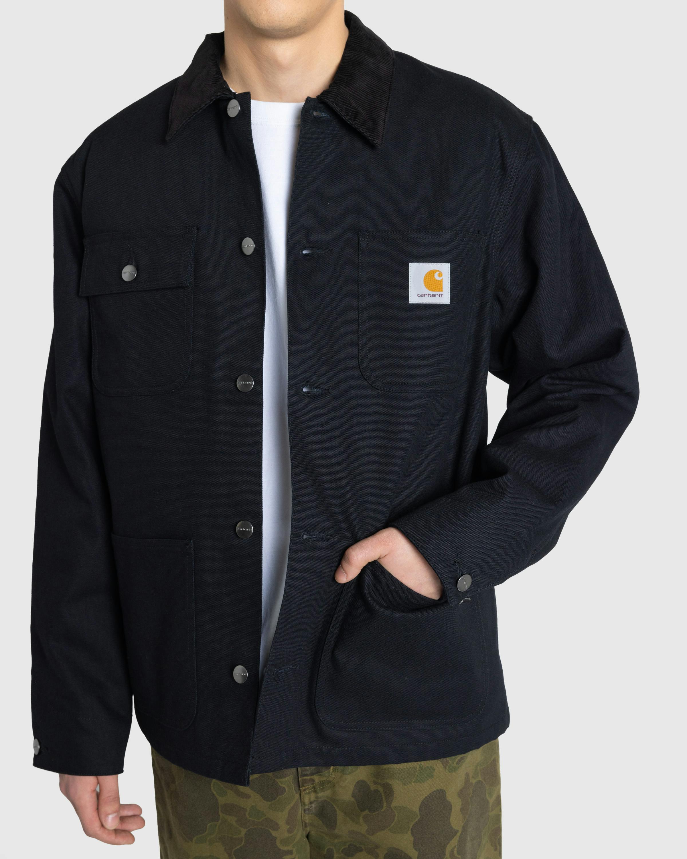 Carhartt WIP – Michigan Coat Black/Black/Rigid - Overshirt - Black - Image 8