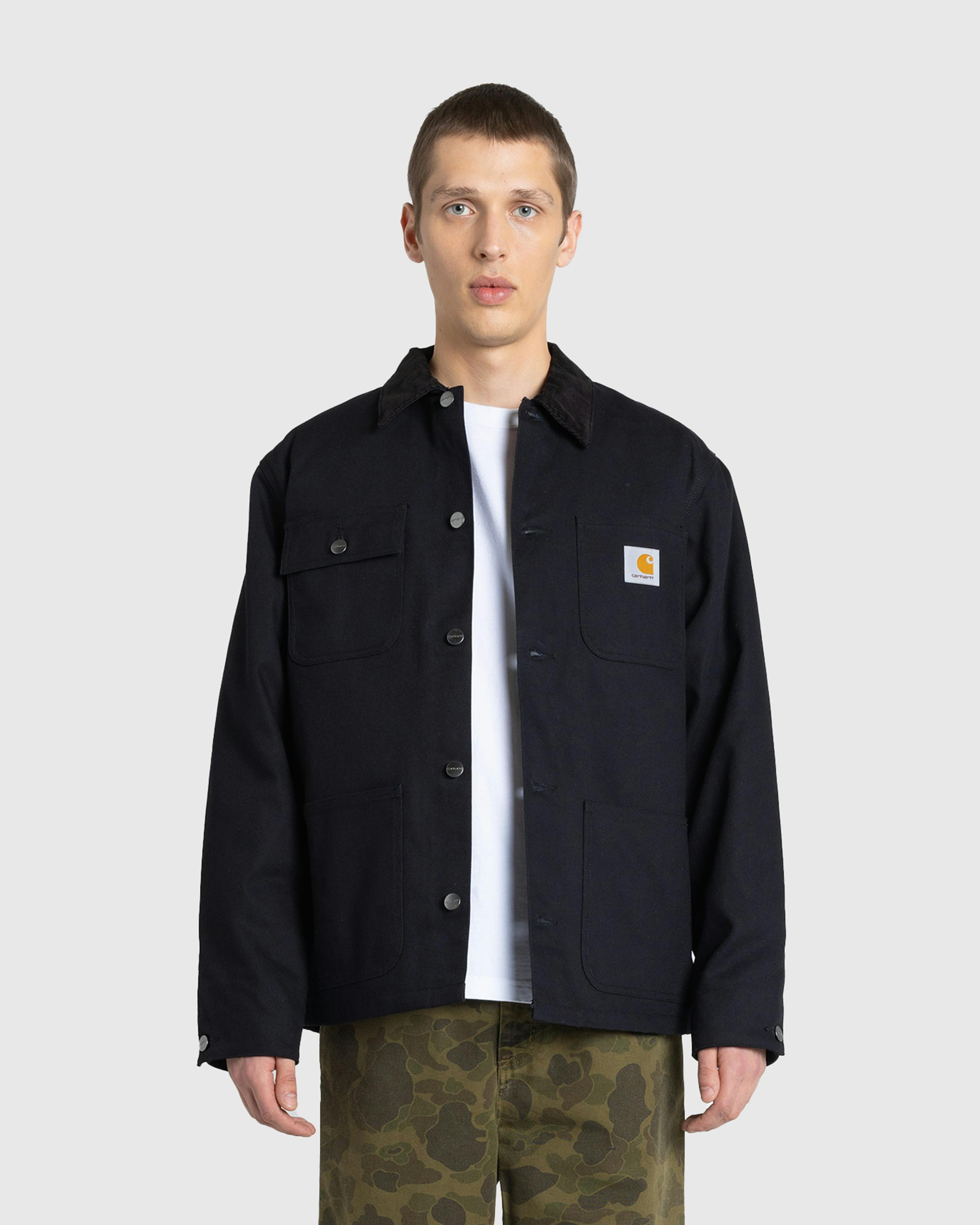 Carhartt WIP – Michigan Coat Black/Black/Rigid - Overshirt - Black - Image 2