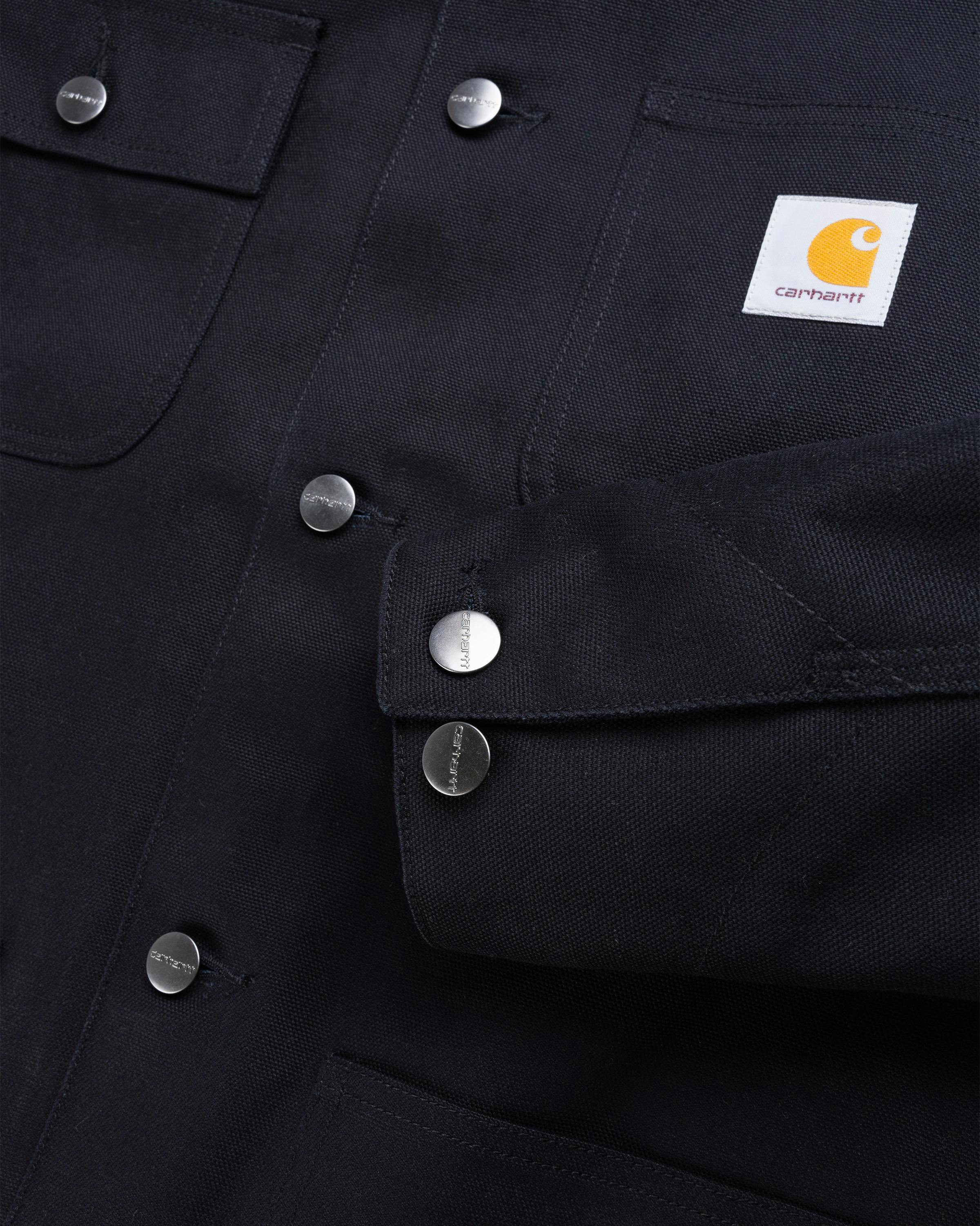 Carhartt WIP – Michigan Coat Black/Black/Rigid - Overshirt - Black - Image 4