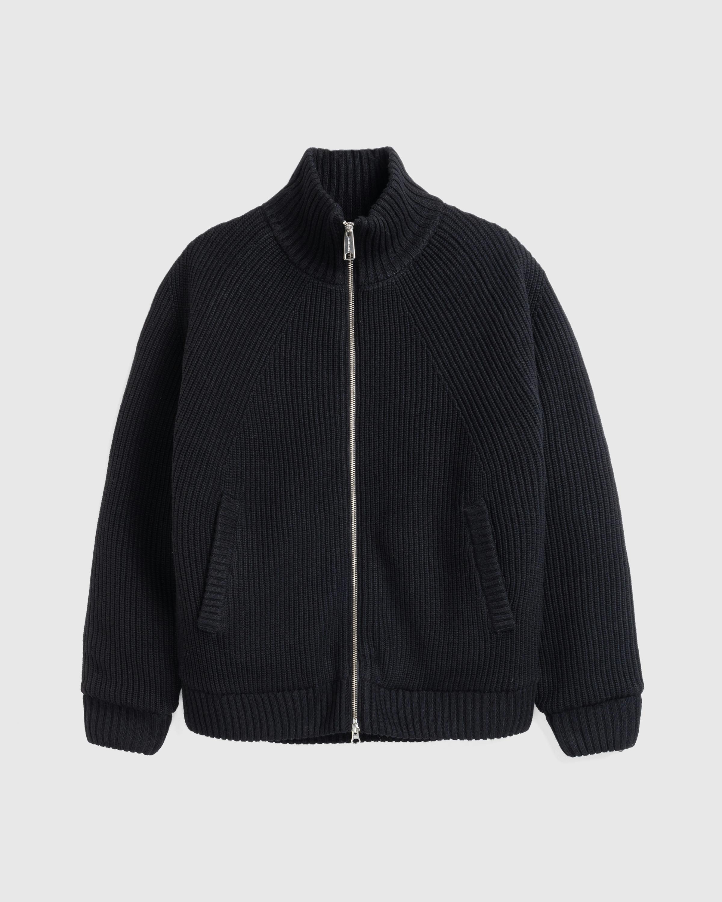 Carhartt WIP – Banley Sweater Jacket Black - Jackets - Black - Image 1