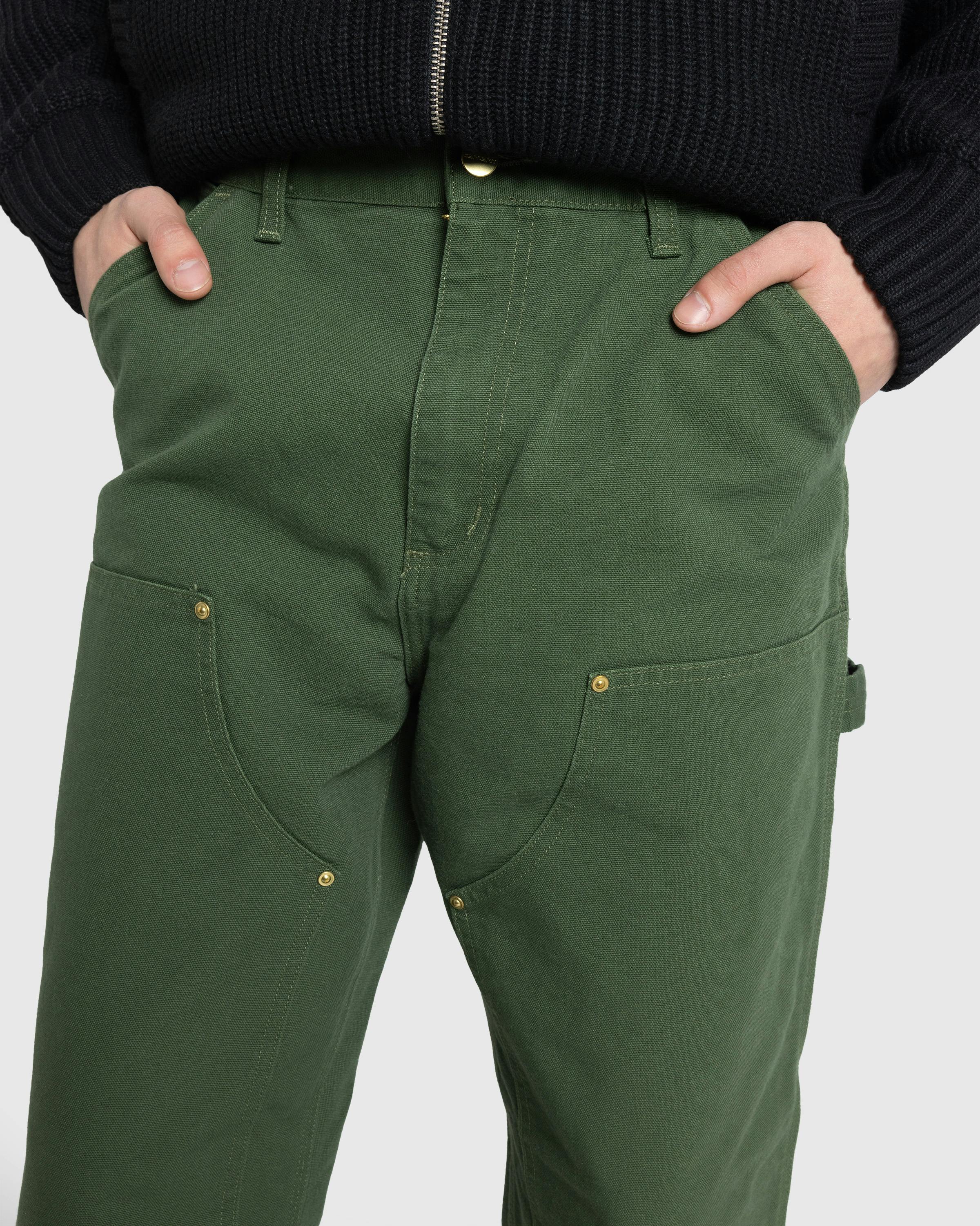 Carhartt WIP – Double Knee Pant Tarragon/Rinsed - Work Pants - Green - Image 7