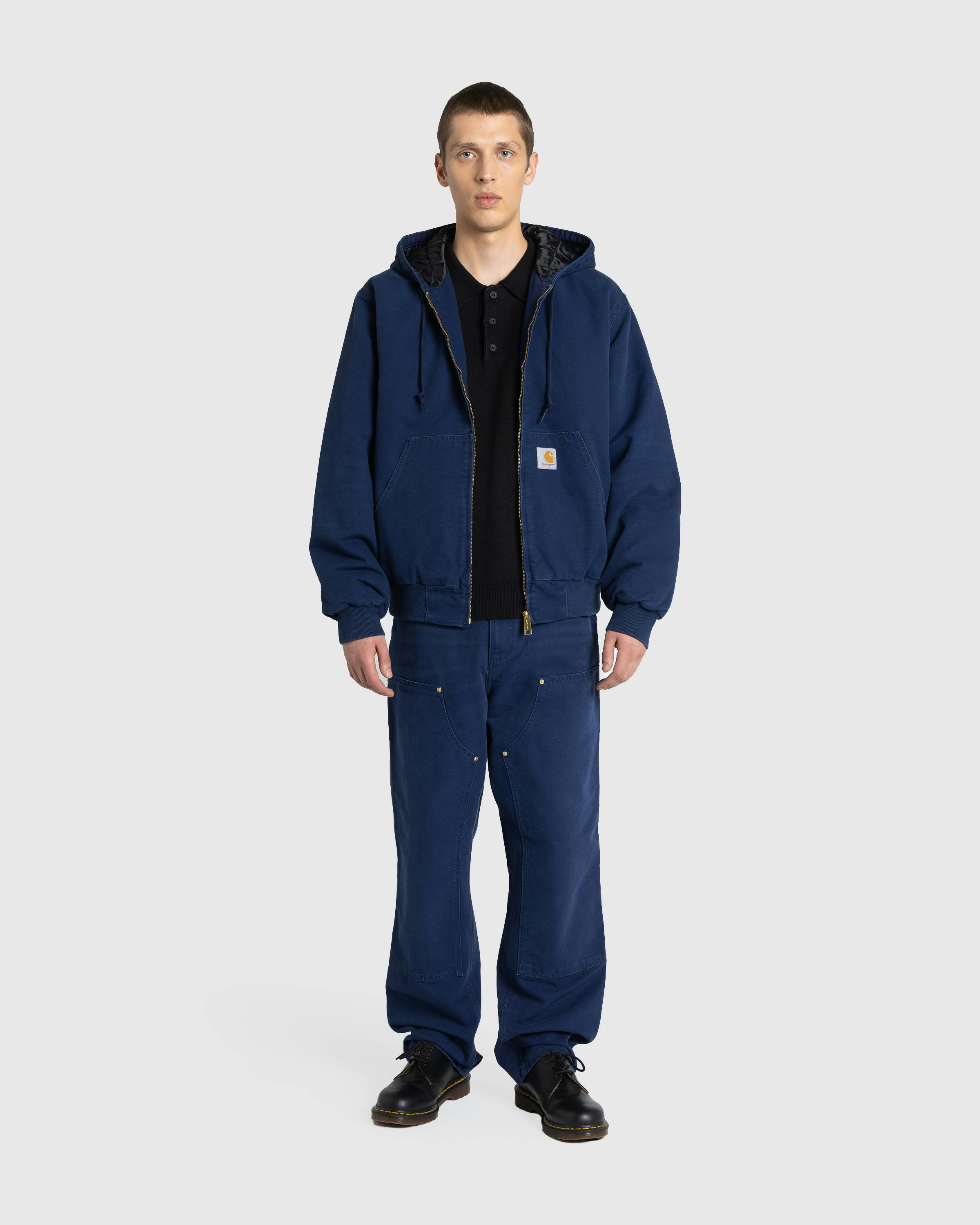 Carhartt WIP – OG Active Jacket Air Force Blue/Aged Canvas - Jackets - Blue - Image 3