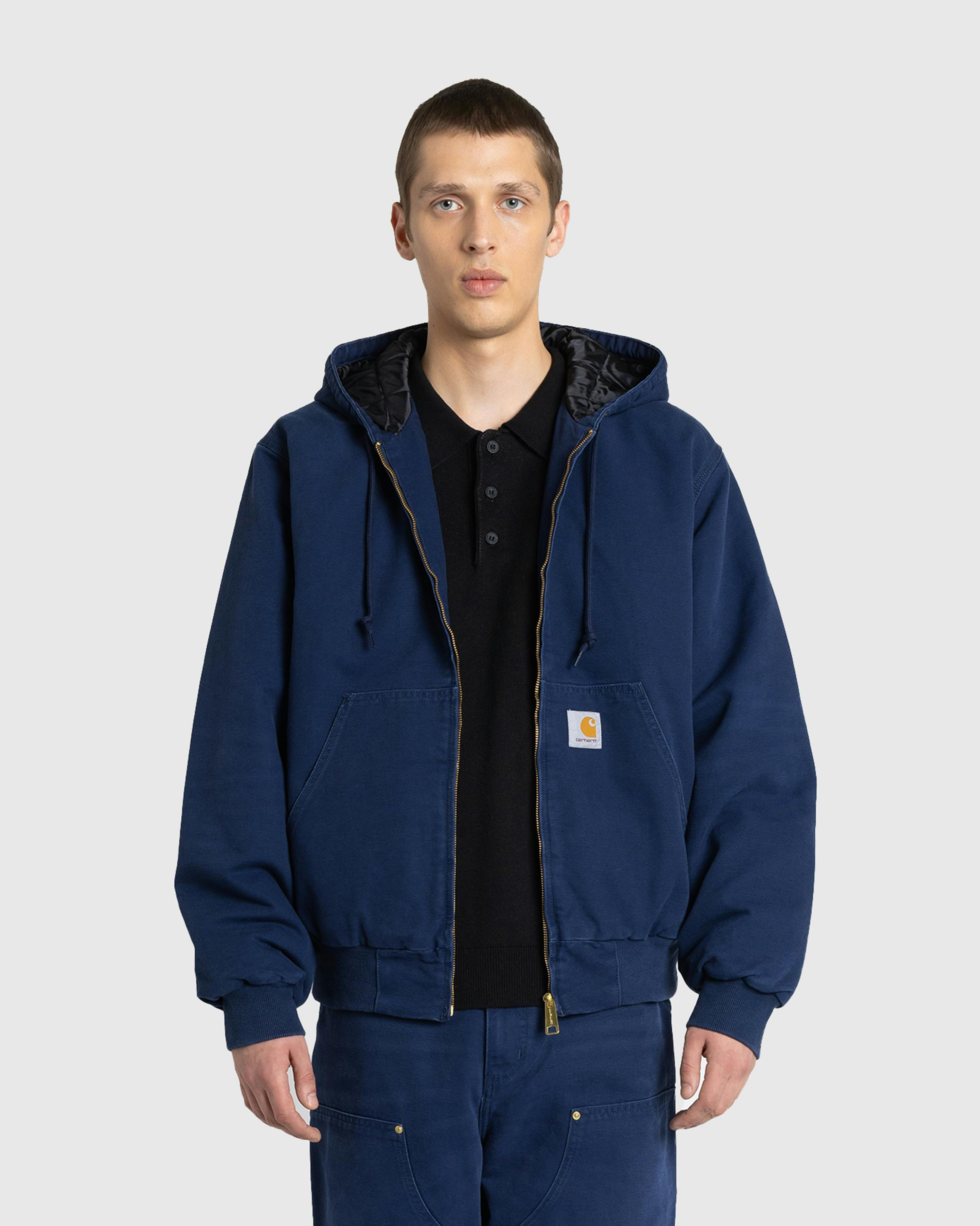 Carhartt WIP – OG Active Jacket Air Force Blue/Aged Canvas - Jackets - Blue - Image 2