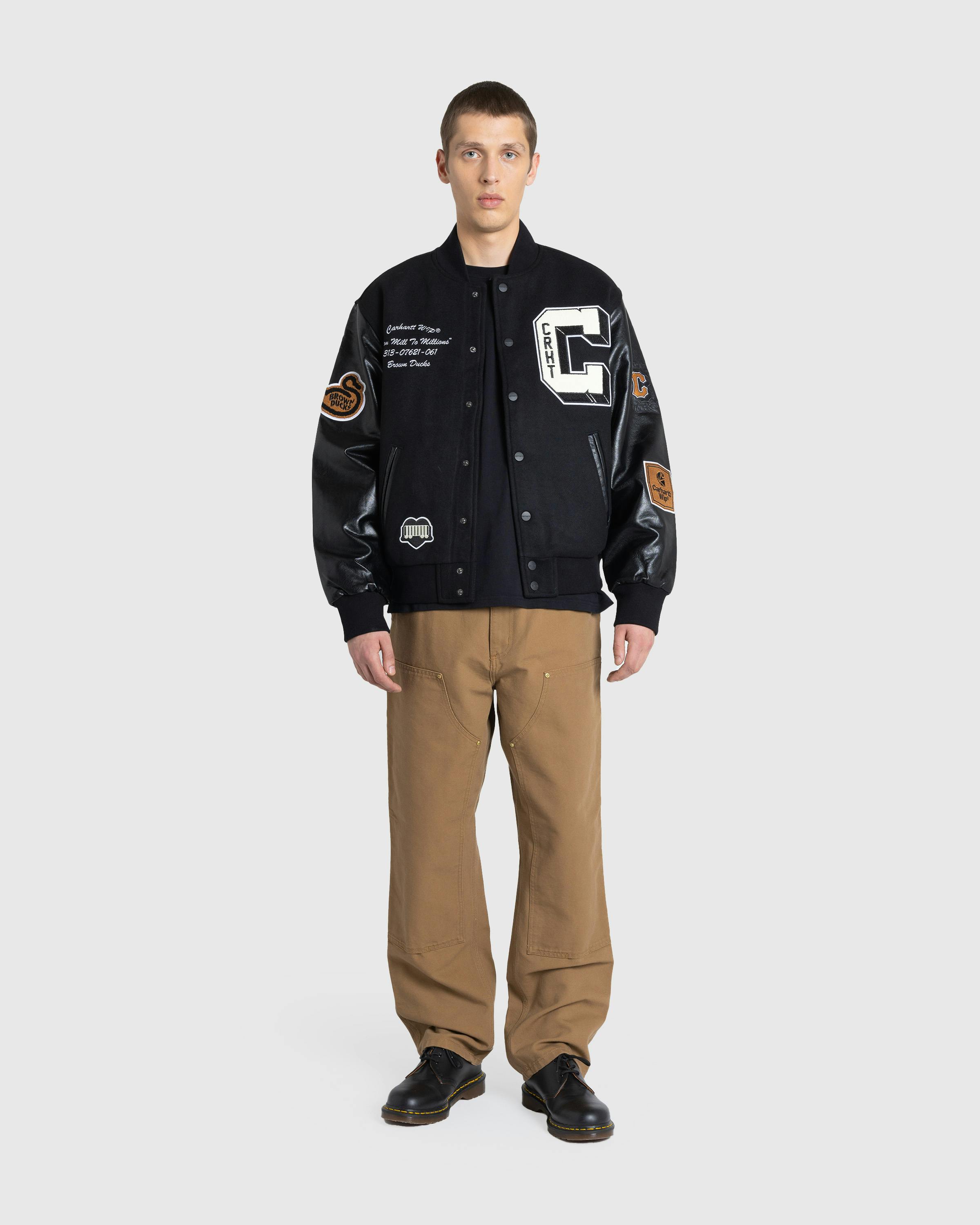 Carhartt WIP – Double Knee Pant Hamilton Brown/Rinsed - Work Pants - Brown - Image 3