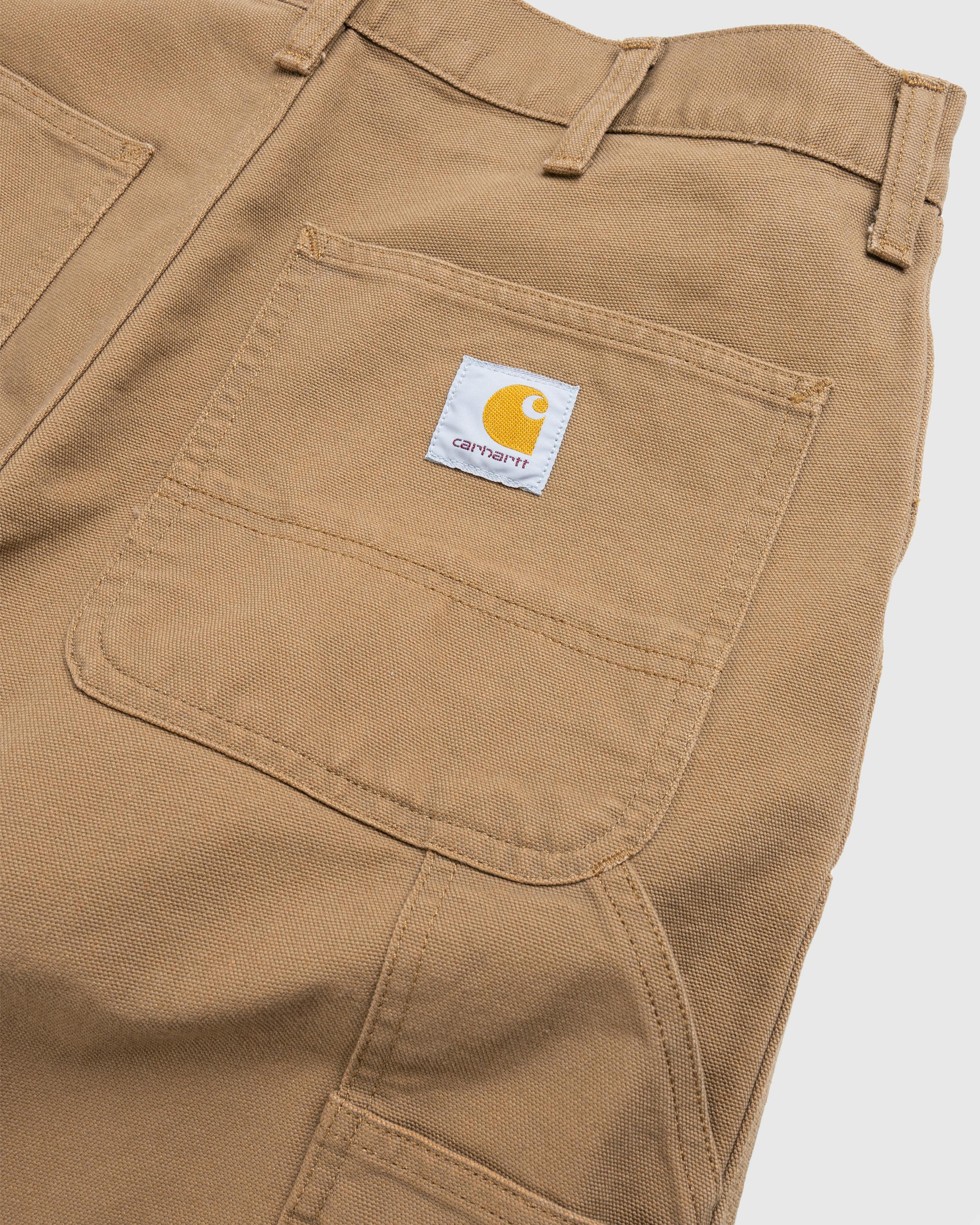 Carhartt WIP – Double Knee Pant Hamilton Brown/Rinsed - Work Pants - Brown - Image 5