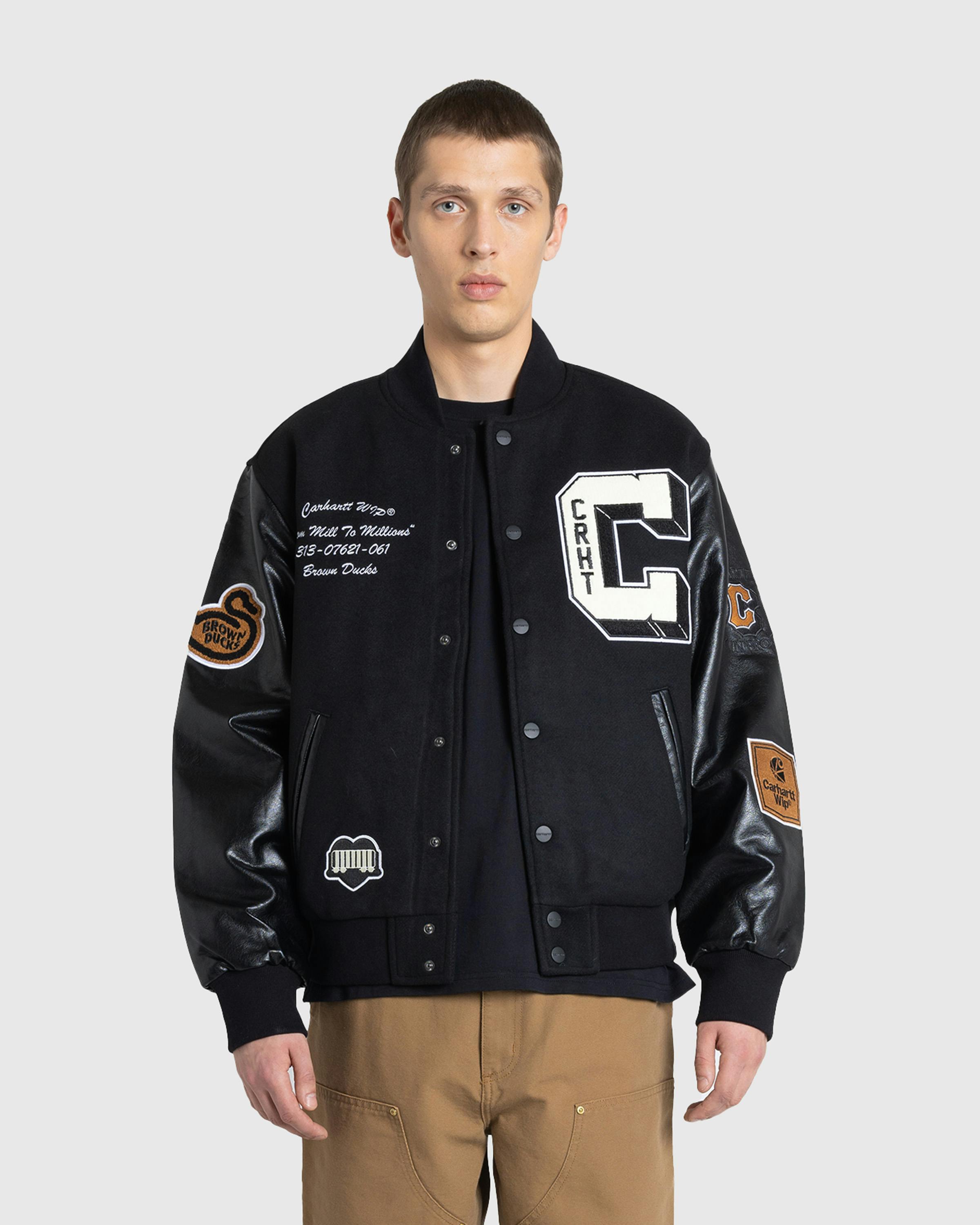 Carhartt WIP – Brown Ducks Bomber Black/Black - Bomber Jackets - Black - Image 2