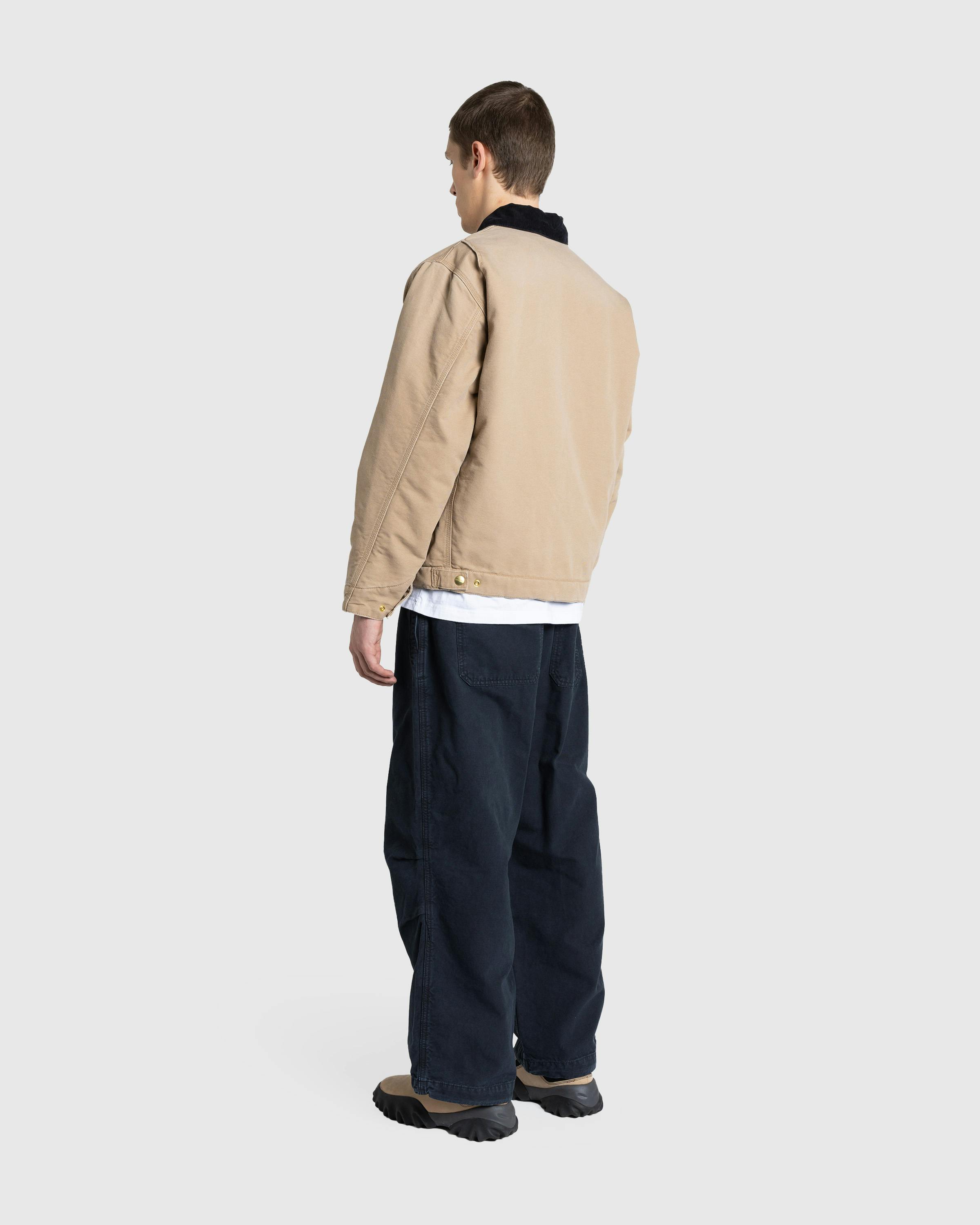 Carhartt WIP – OG Detroit Jacket Peanut/Black/Aged Canvas - Jackets - Beige - Image 6