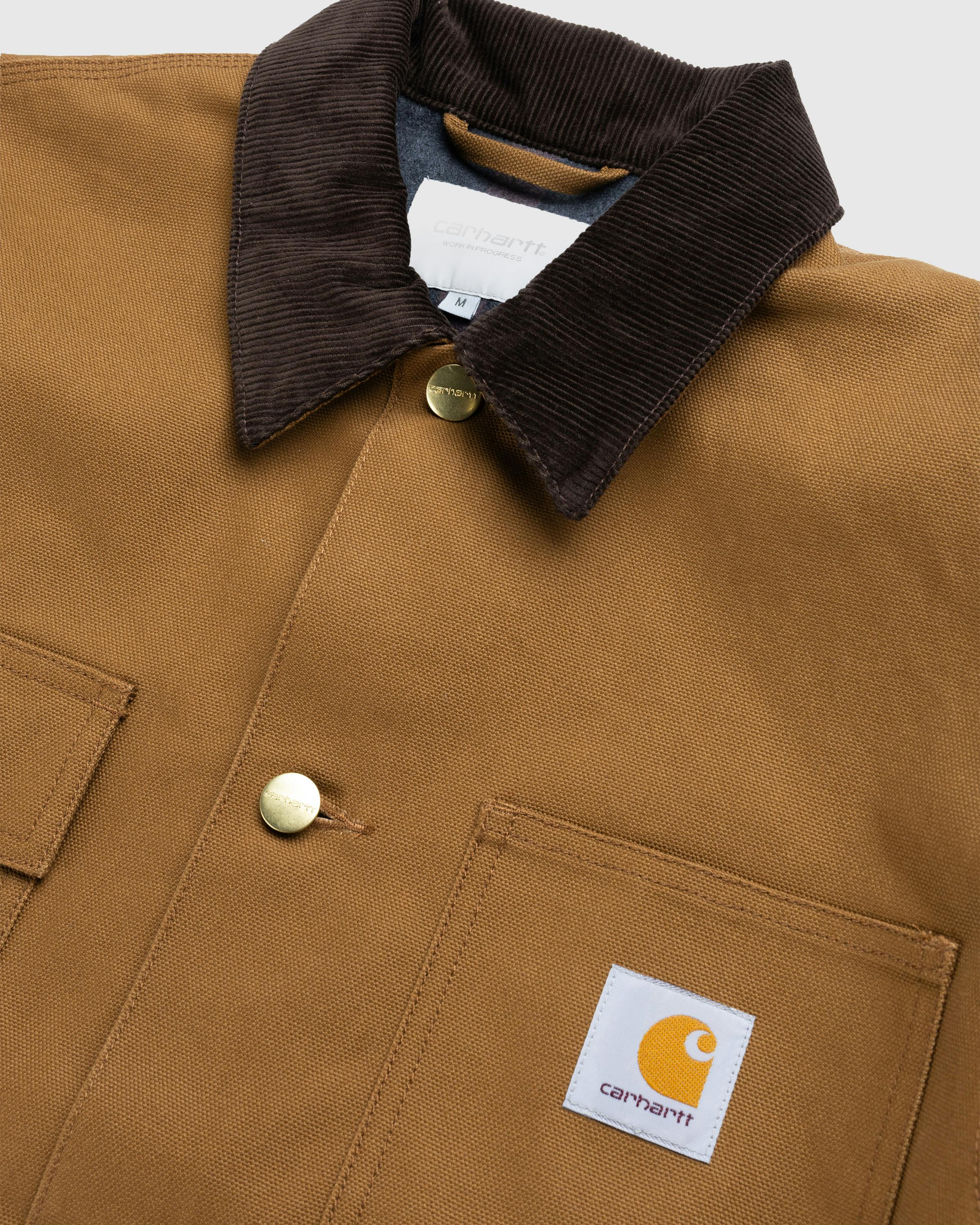 Carhartt WIP – Michigan Coat Hamilton Brown/Tobacco/Rigid - Overshirt - Brown - Image 4