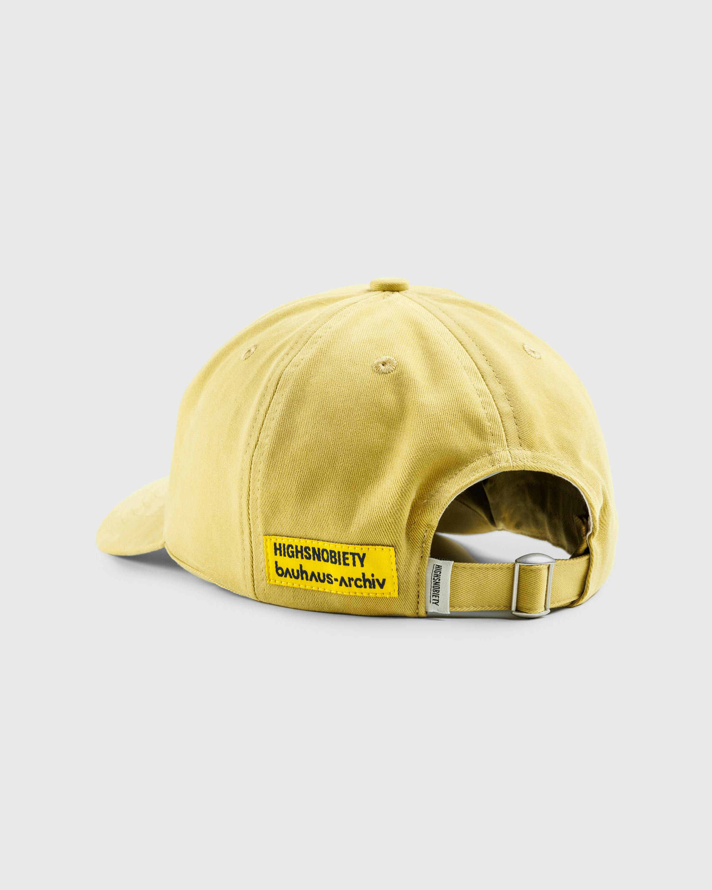 Highsnobiety x Bauhaus Archiv – Signet Cap Mustard - Caps - Mustard - Image 4