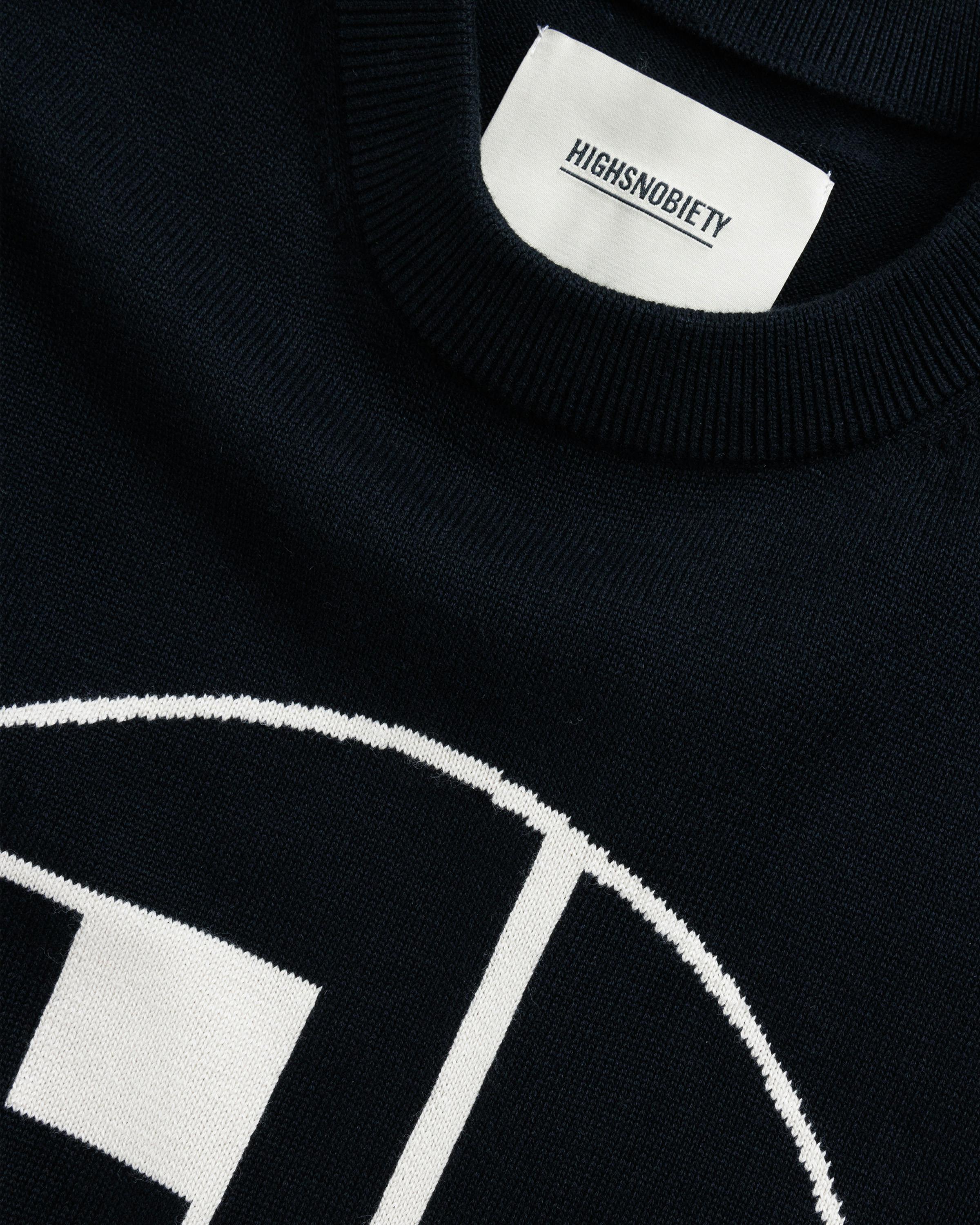 Highsnobiety x Bauhaus Archiv – Signet Knit Sweater Black - Sweatshirts - Black - Image 8