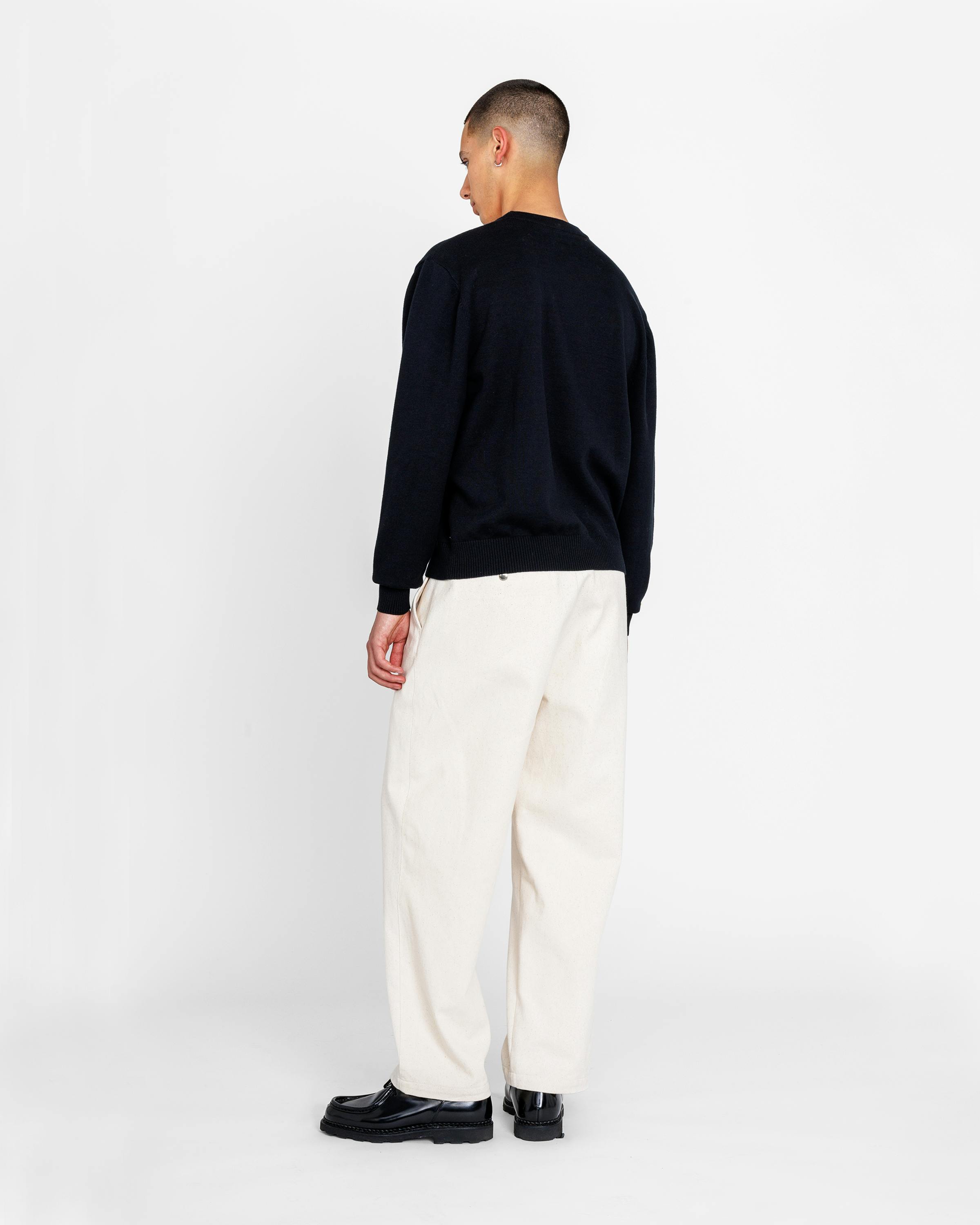 Highsnobiety x Bauhaus Archiv – Signet Knit Sweater Black - Sweatshirts - Black - Image 6