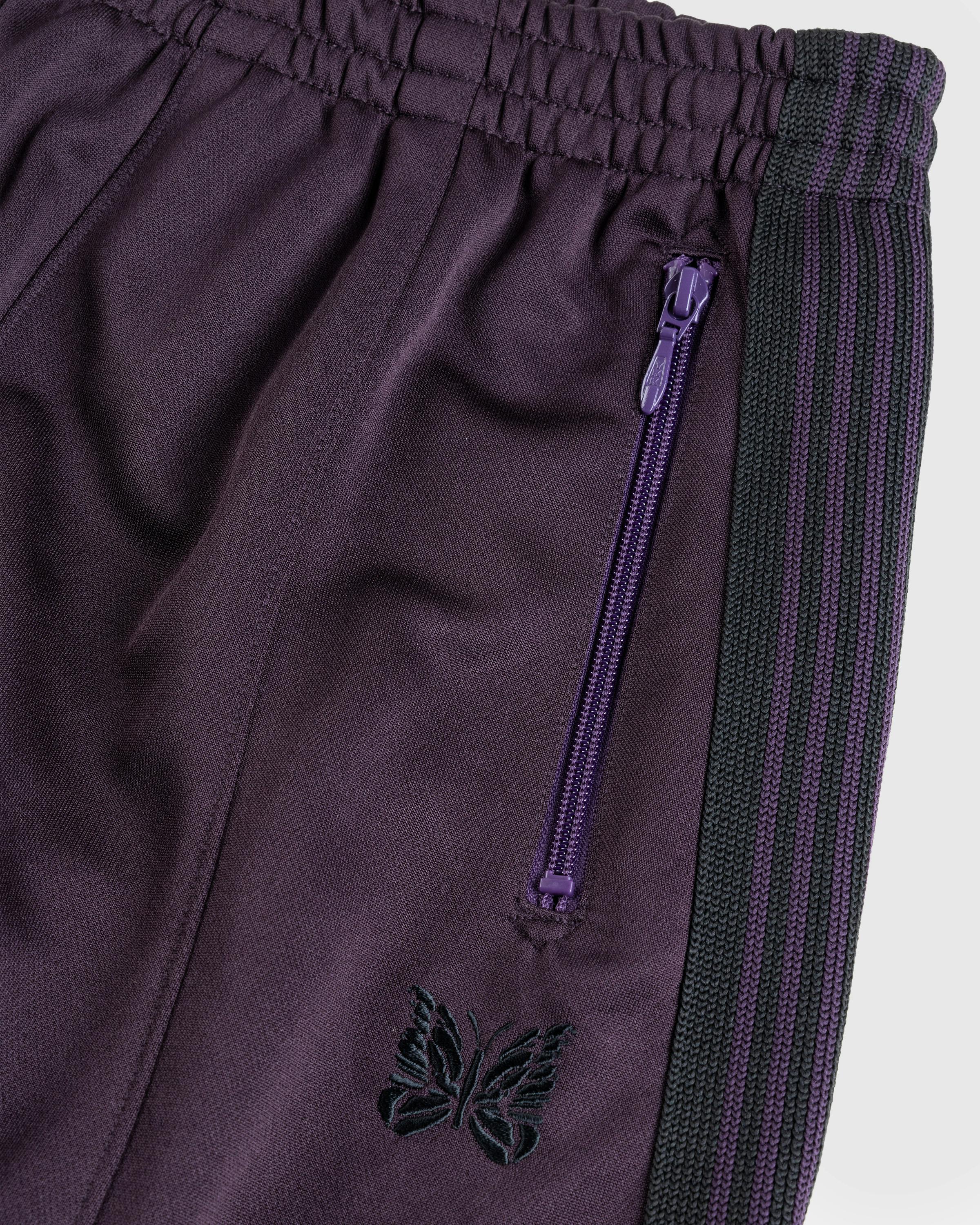 Needles – H.D. Track Pant Poly Smooth Dark Purple - Track Pants - Purple - Image 5