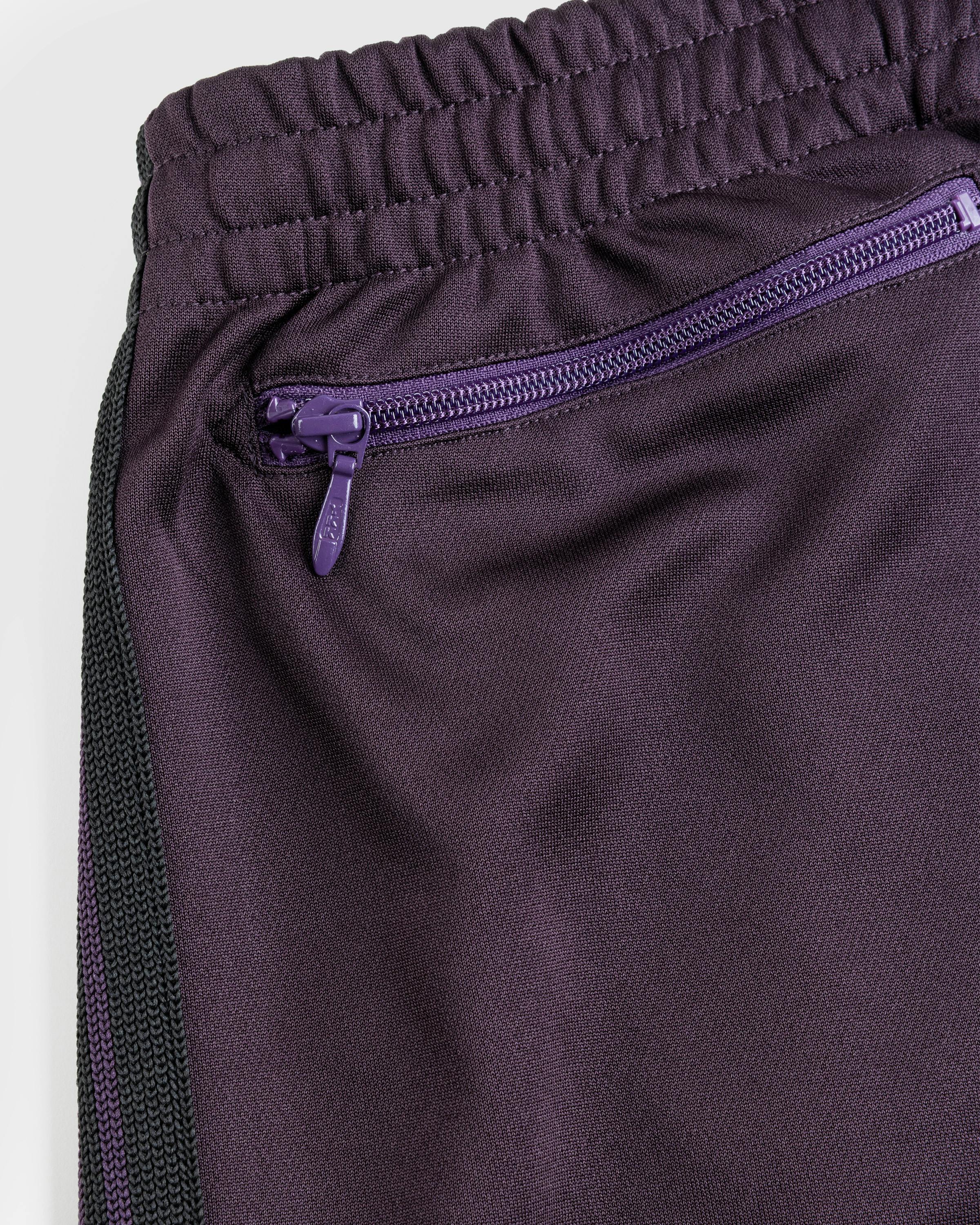 Needles – H.D. Track Pant Poly Smooth Dark Purple - Track Pants - Purple - Image 4