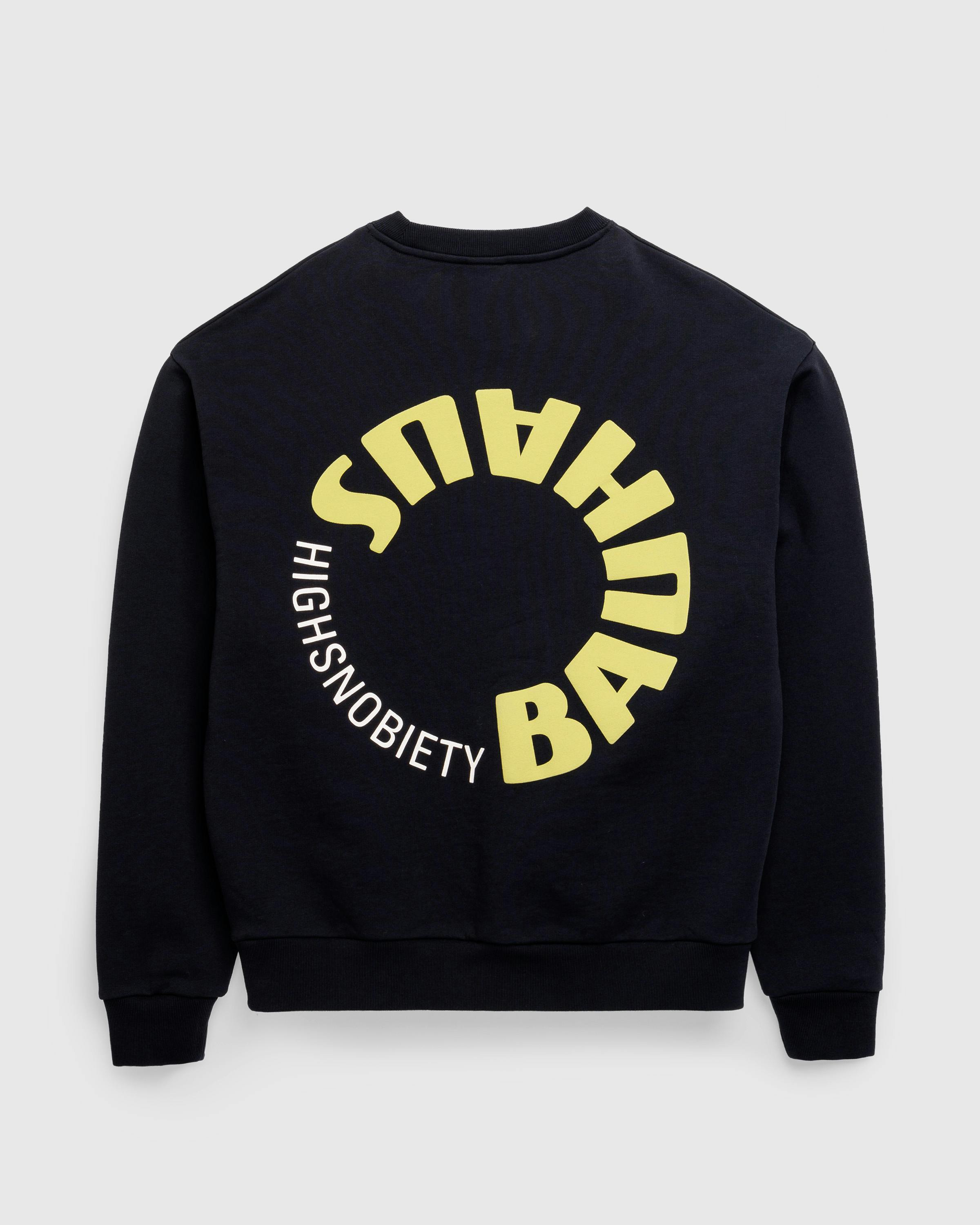 Highsnobiety x Bauhaus Archiv – Logo Crewneck Black  - Crewnecks - Black - Image 1