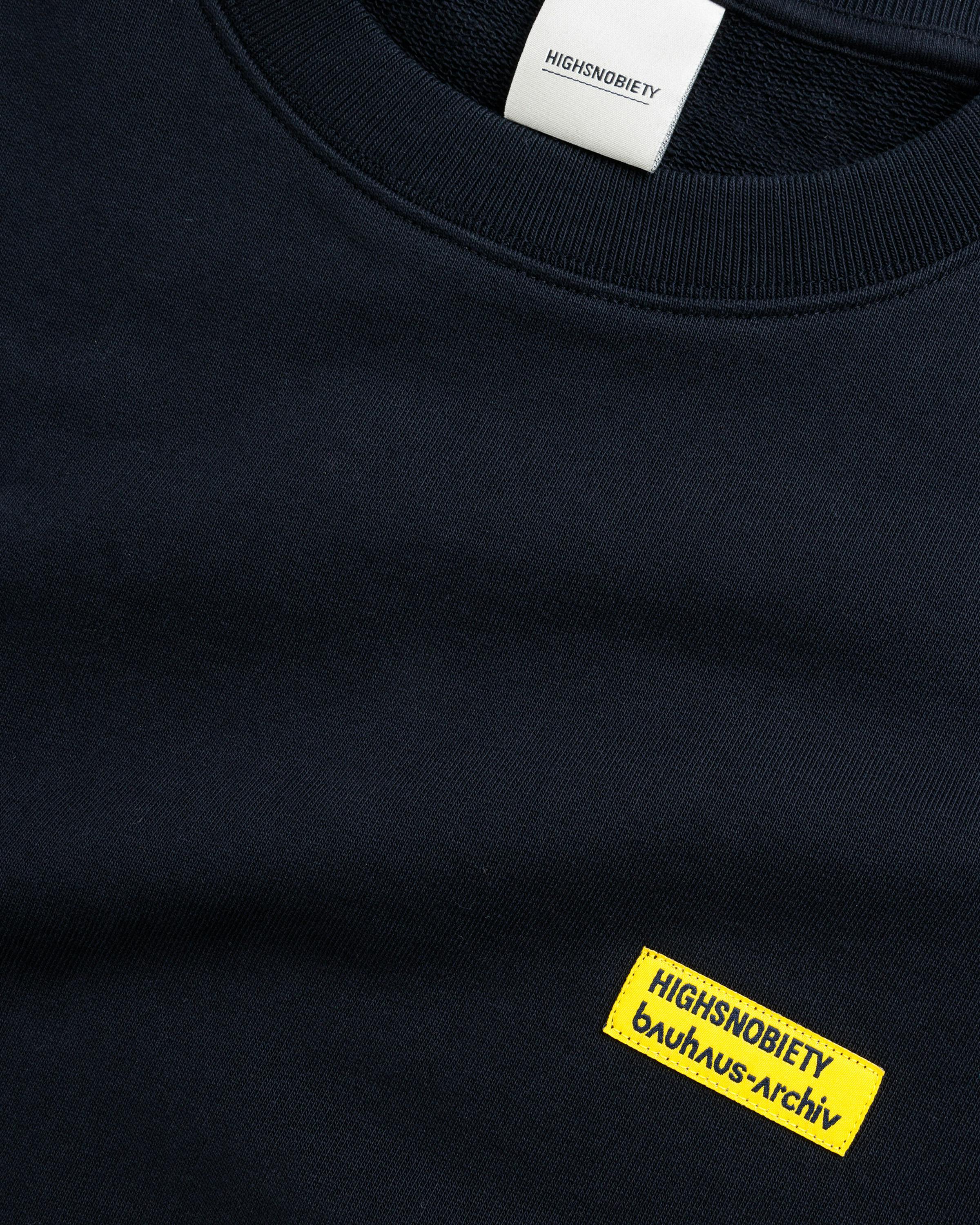 Highsnobiety x Bauhaus Archiv – Logo Crewneck Black  - Crewnecks - Black - Image 6