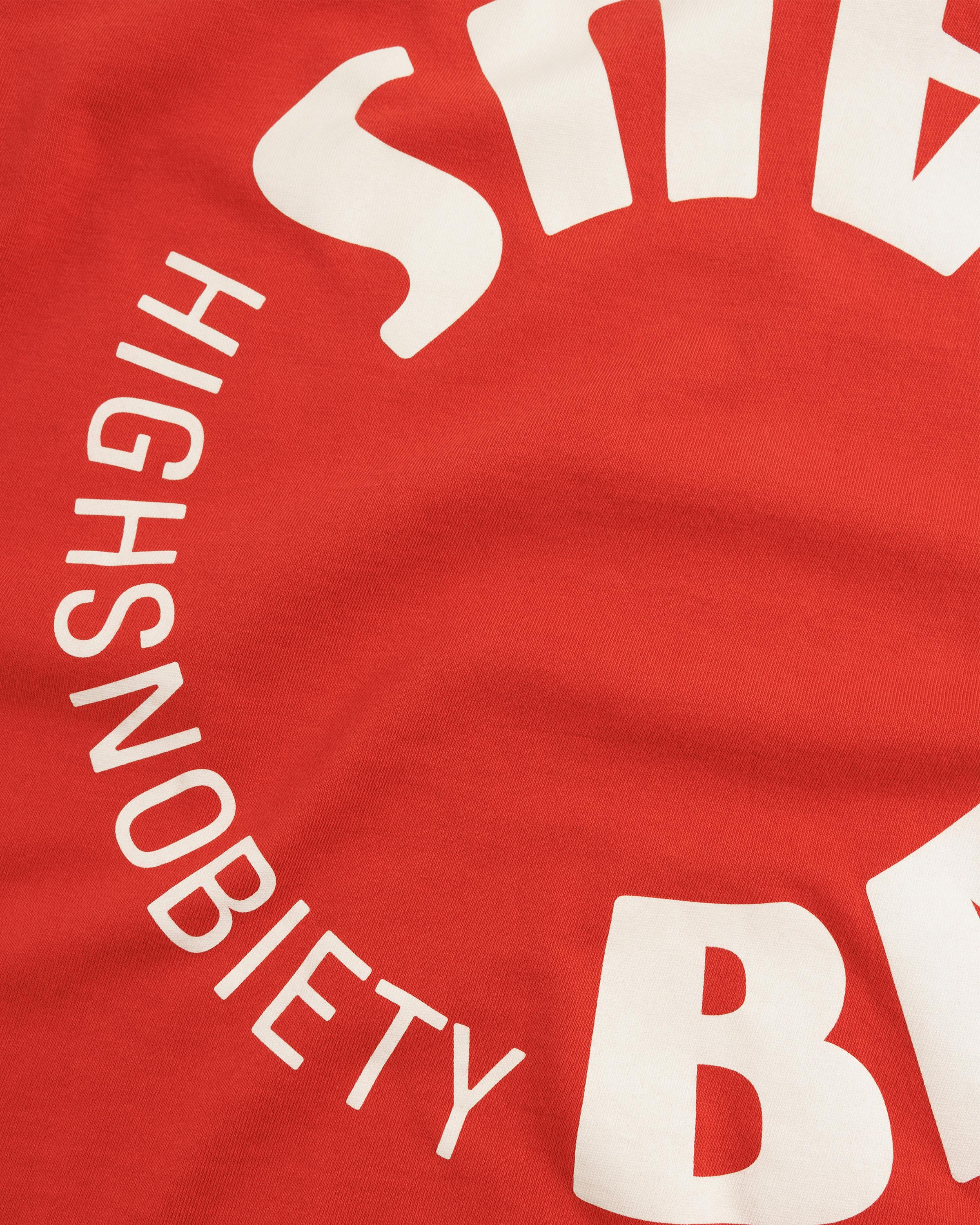 Highsnobiety x Bauhaus Archiv – Logo T-Shirt Dusty Red  - Shortsleeve Shirts - Dusty Red - Image 7