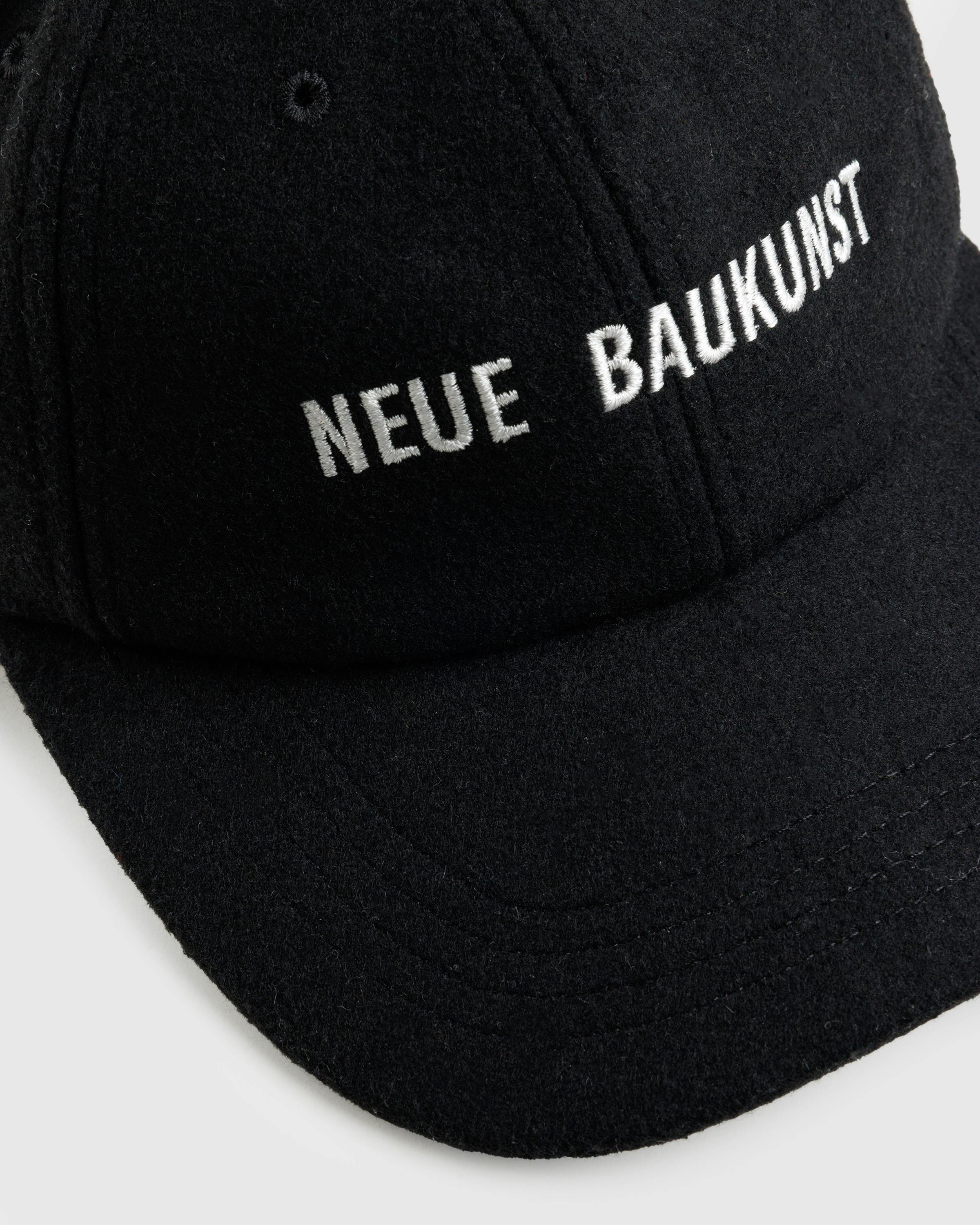 Highsnobiety x Bauhaus Archiv – Wool Logo Cap Black - Caps - Black - Image 5