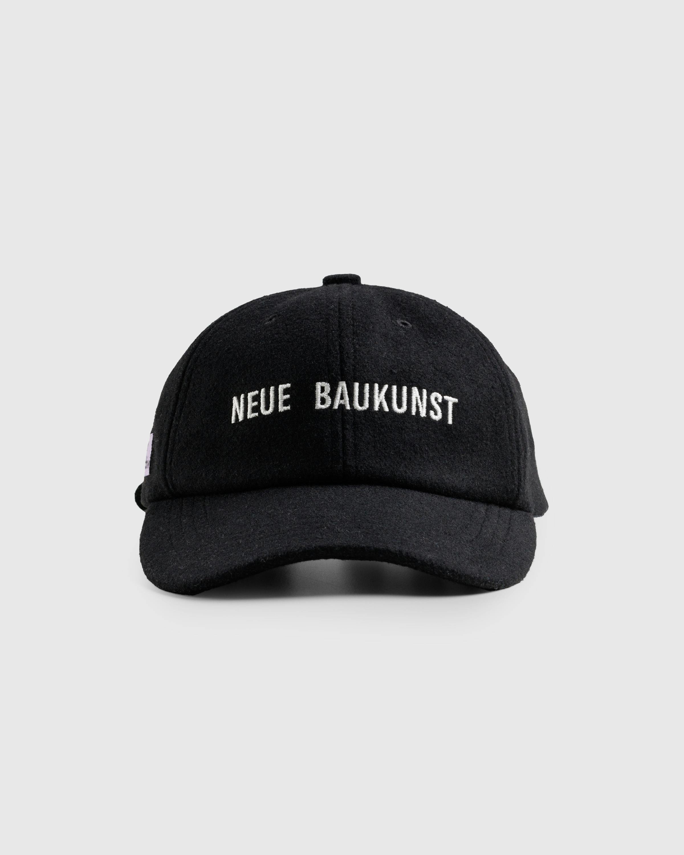 Highsnobiety x Bauhaus Archiv – Wool Logo Cap Black - Caps - Black - Image 4