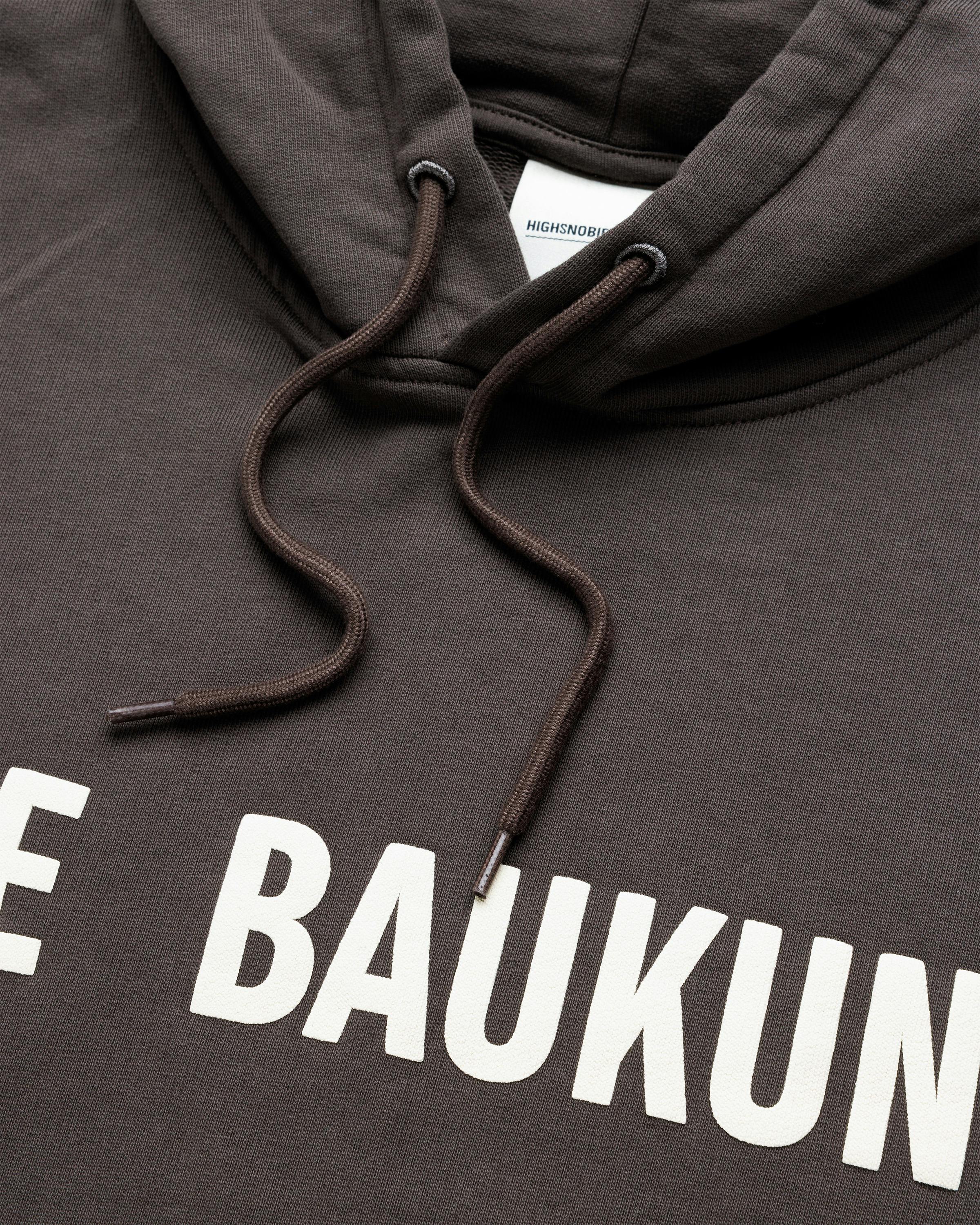 Highsnobiety x Bauhaus Archiv – Neue Baukunst Fleece Hoodie Green  - Hoodies - Dark brown - Image 7